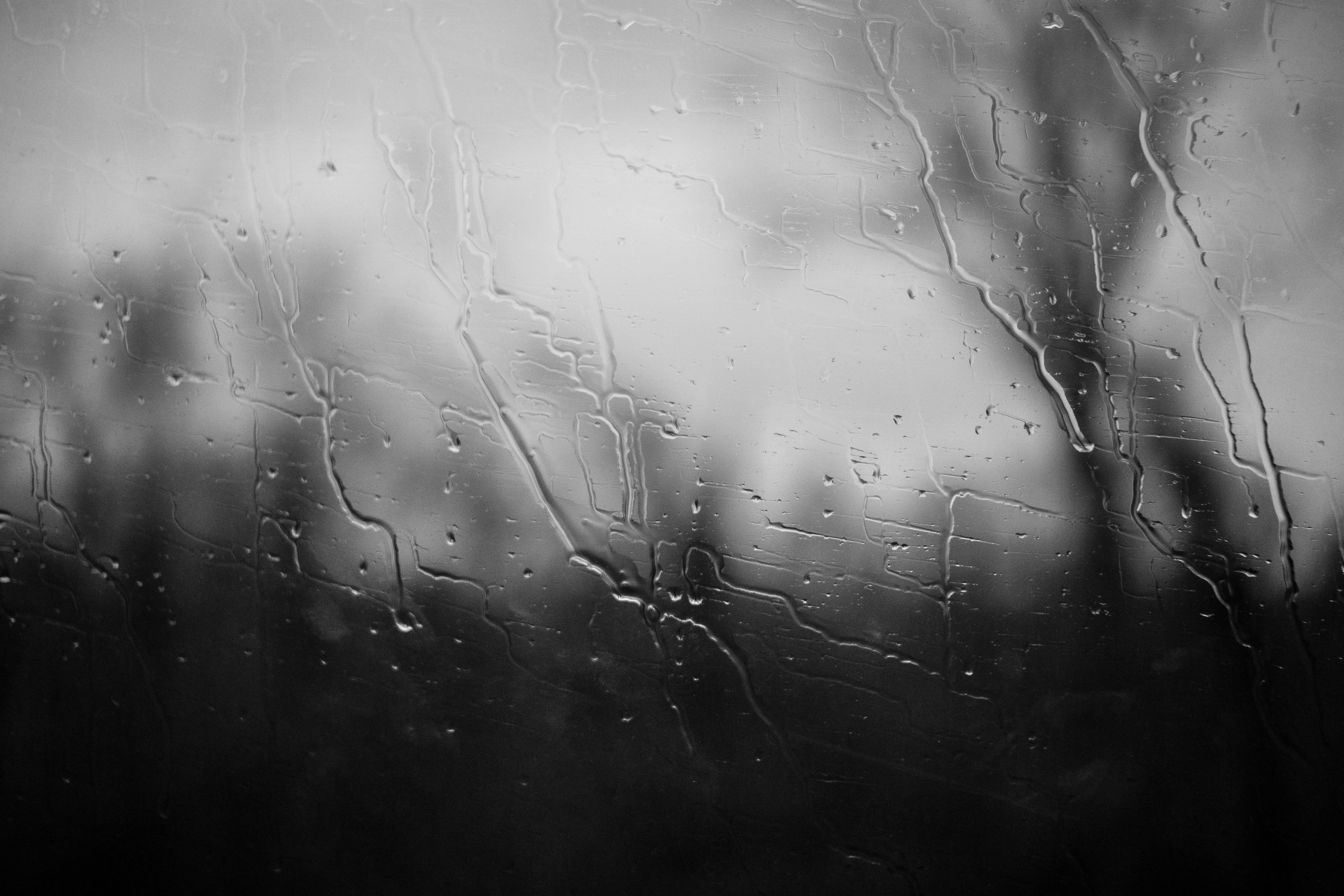 rain, rainy season, 5K, day, drip, frosted, depression - sadness, glass, textured, focus on foreground, drop, transparent, backgrounds, rainy, close-up, HD Wallpaper