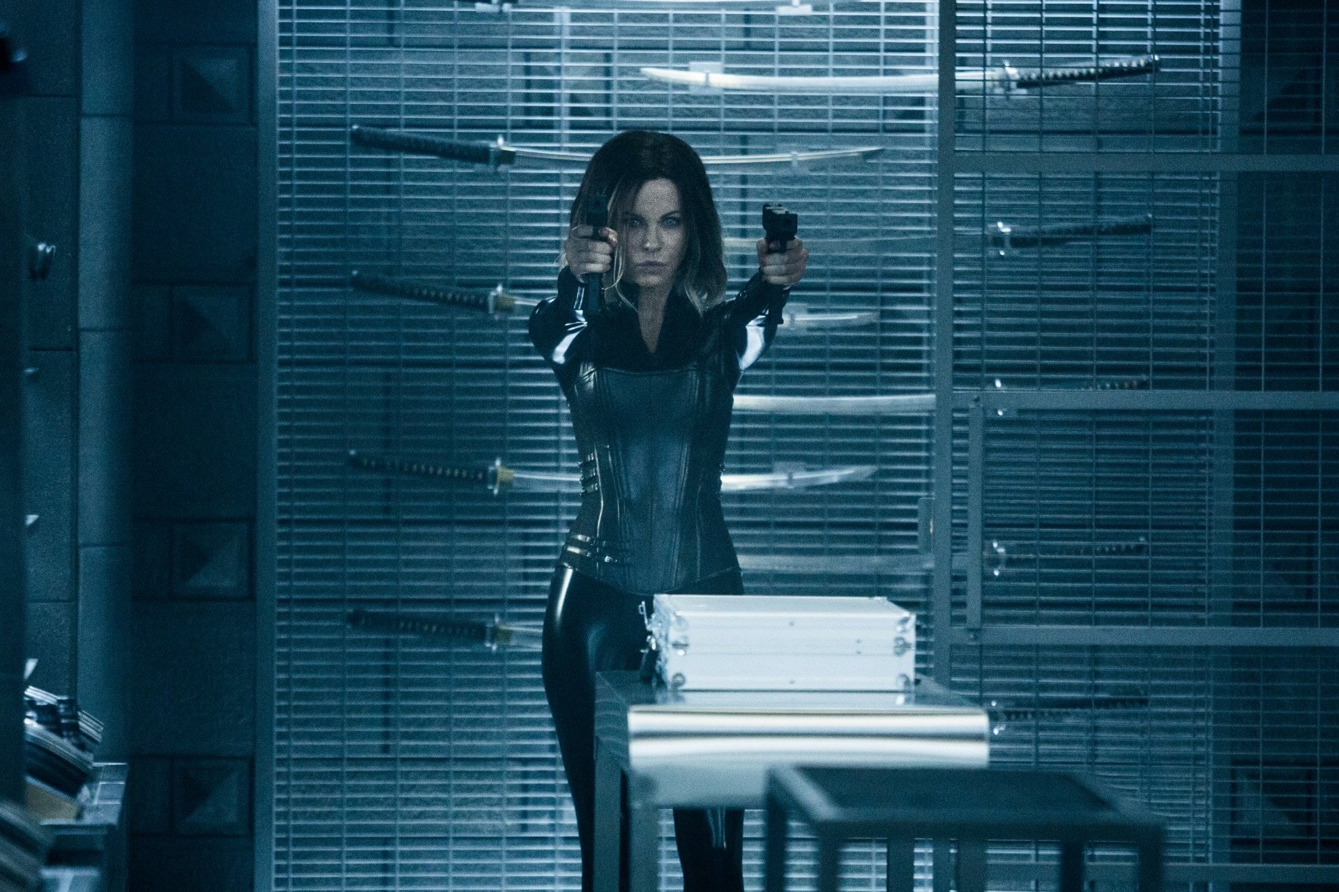 three quarter length, contemplation, front view, business, Underworld: Blood Wars, building exterior, portrait, Selene (Underworld), office, serious, digital composite, HD Wallpaper