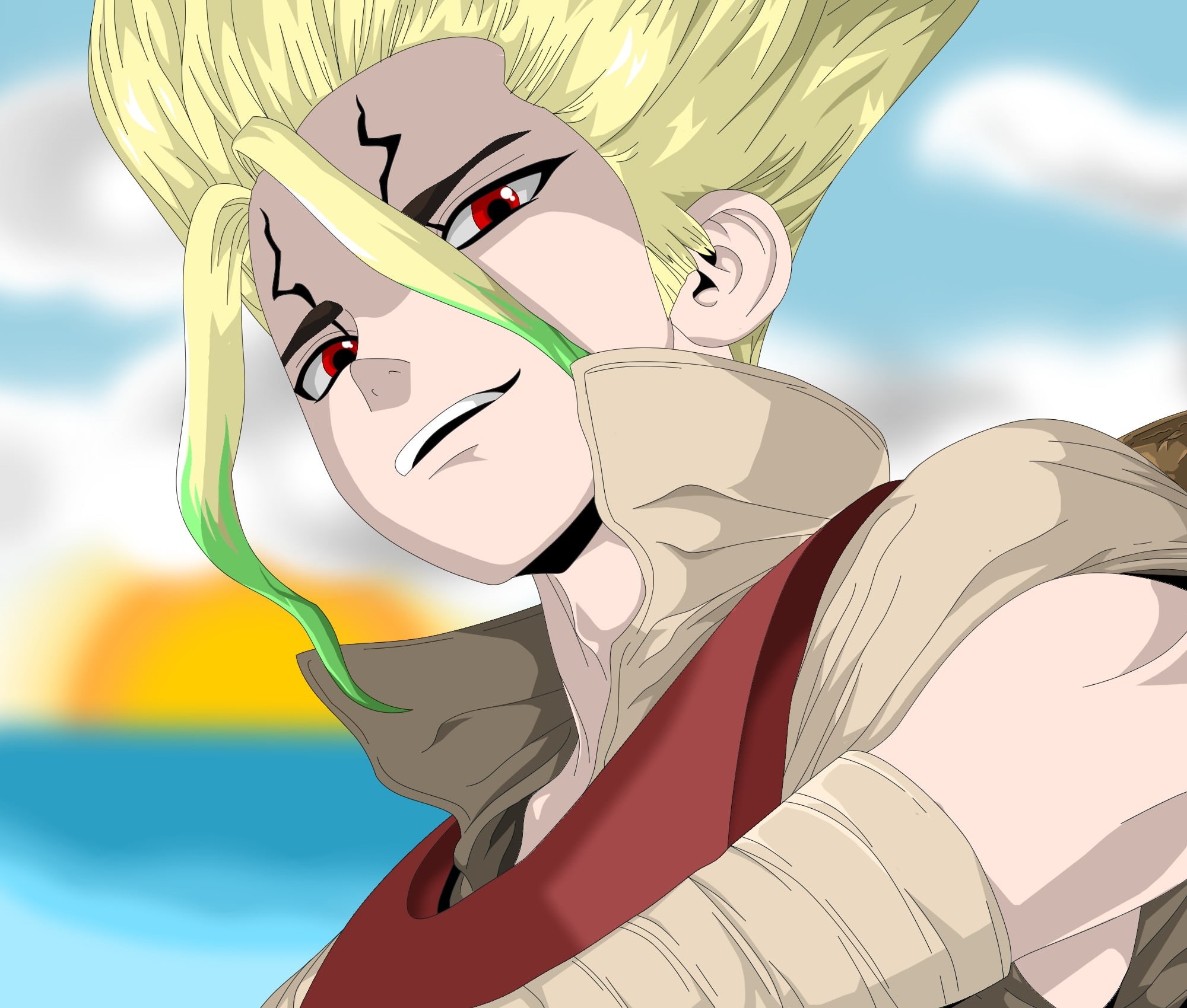 Senku Ishigami, Anime, Dr. Stone, 1080P, HD Wallpaper