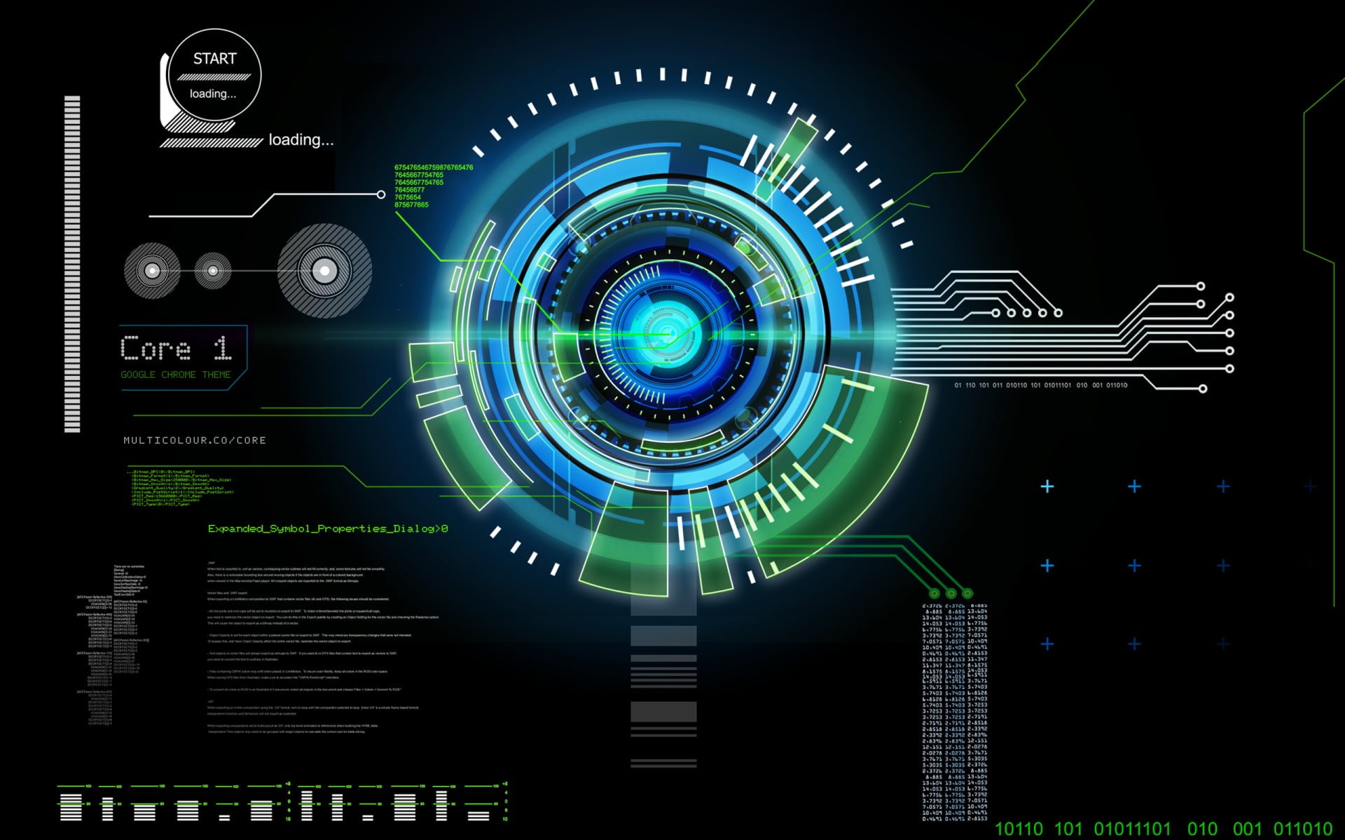 number, communication, night, circle, electricity, data, Technology, projection, shape, glowing, digital composite, 1080P, illuminated, Computer, pattern, HD Wallpaper