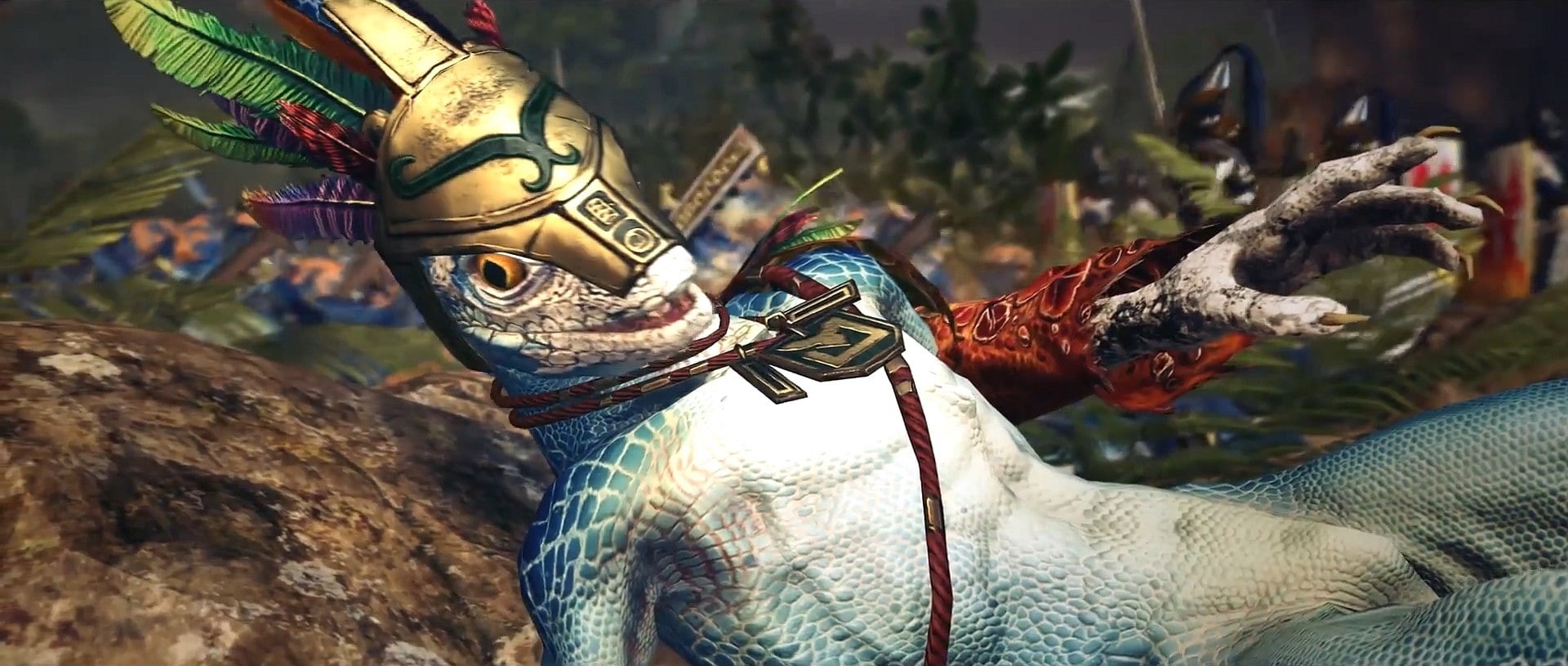 solid, day, lizards, representation, creativity, 1080P, one person, craft, close-up, 3D, selective focus, video games, outdoors, animals, Total War: Warhammer, HD Wallpaper
