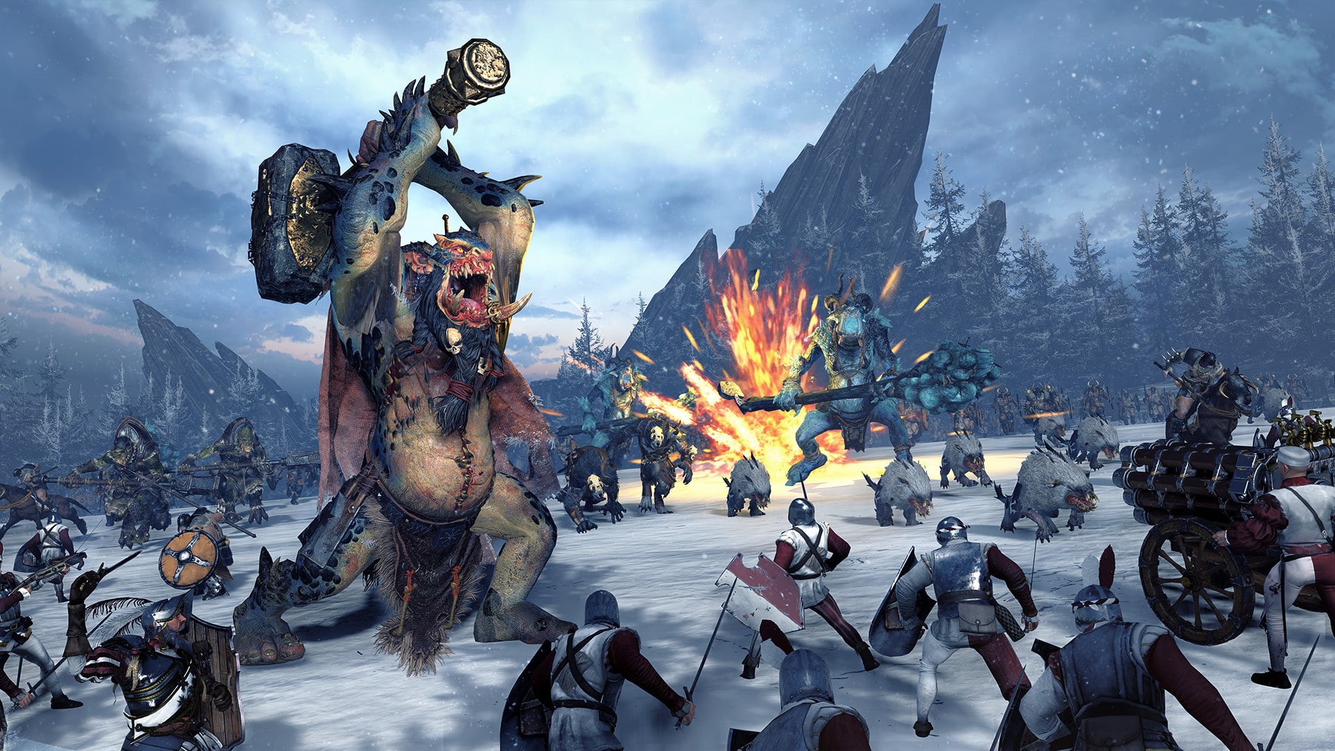 Troll, 1080P, Total War, Total War: Warhammer, Fantasy, Norsca (Total War: Warhammer), HD Wallpaper