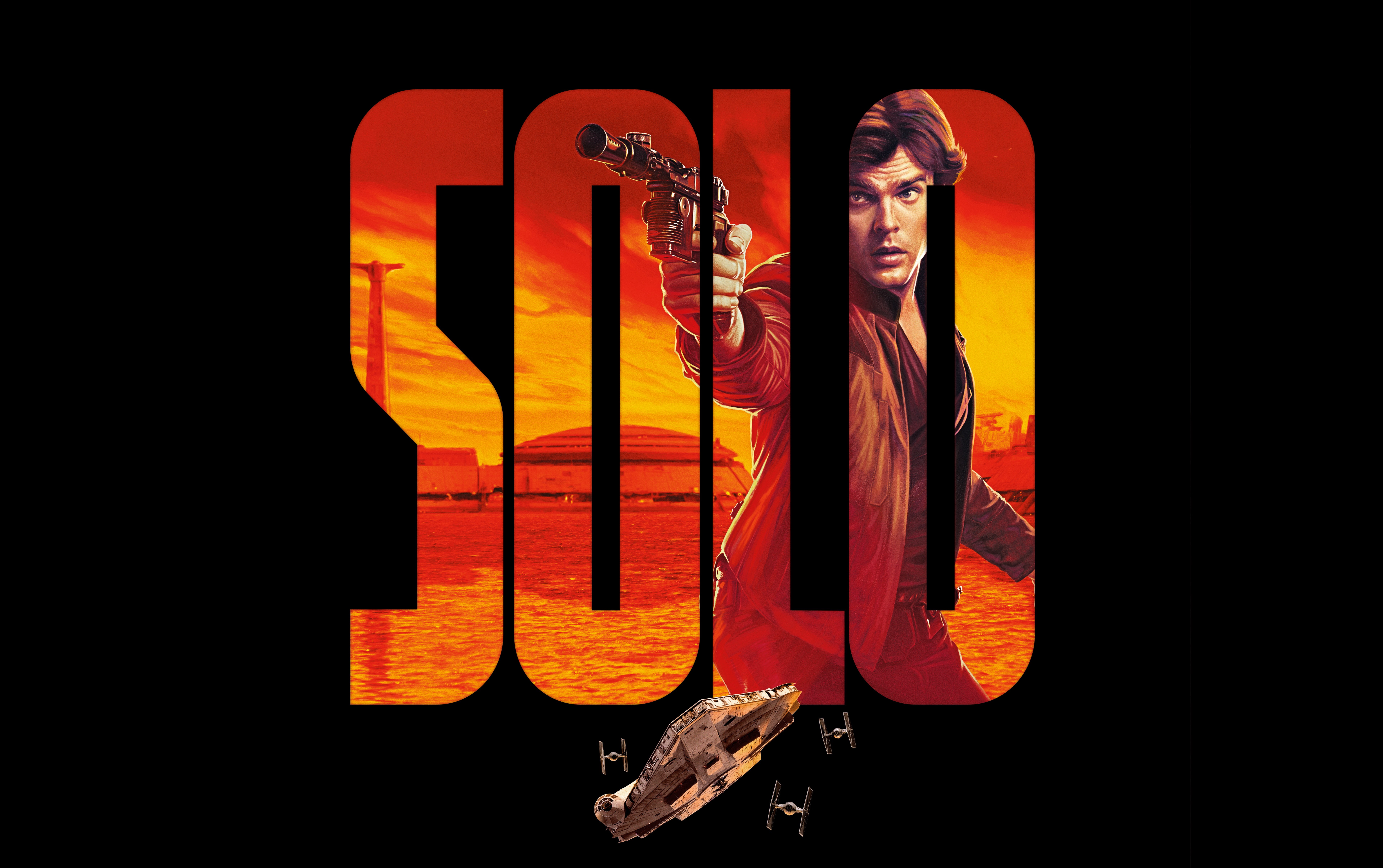 leisure activity, 8K, studio shot, young adult, portrait, young women, waist up, Solo: A Star Wars Story, orange color, illuminated, indoors, looking at camera, HD Wallpaper