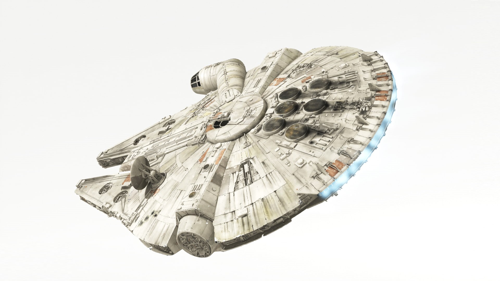 Millennium Falcon, Star Wars, Star Wars: Battlefront, spaceship, 1080P, Han Solo, HD Wallpaper