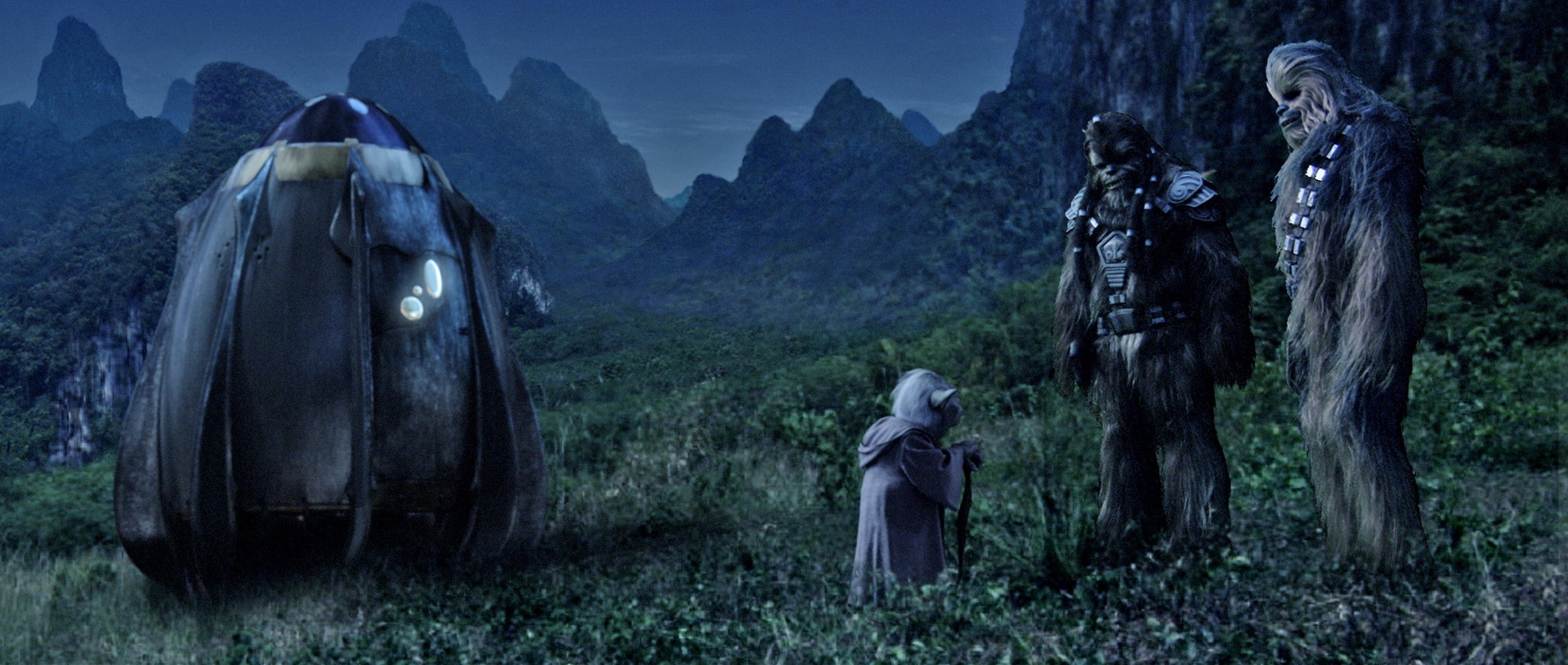 2K, wars, x, video, games, art, Star Wars, yoda, hd, star, chewbacca, HD Wallpaper
