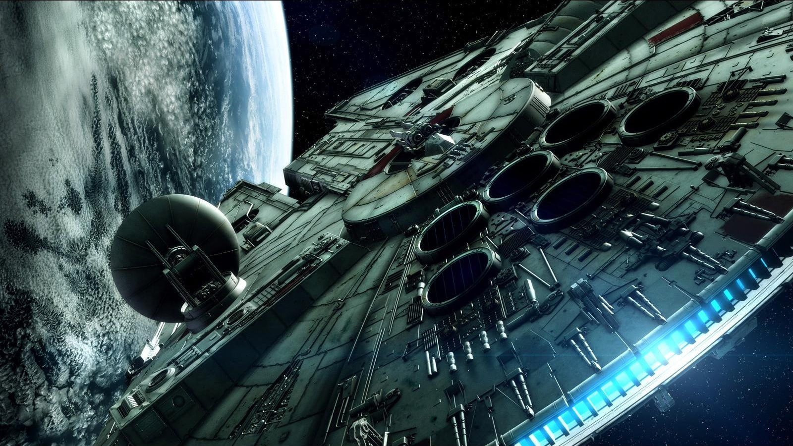 hd, art, movies, wars, x, star, entertainment, millenium, Star Wars, falcon, 720P, spaceships, HD Wallpaper