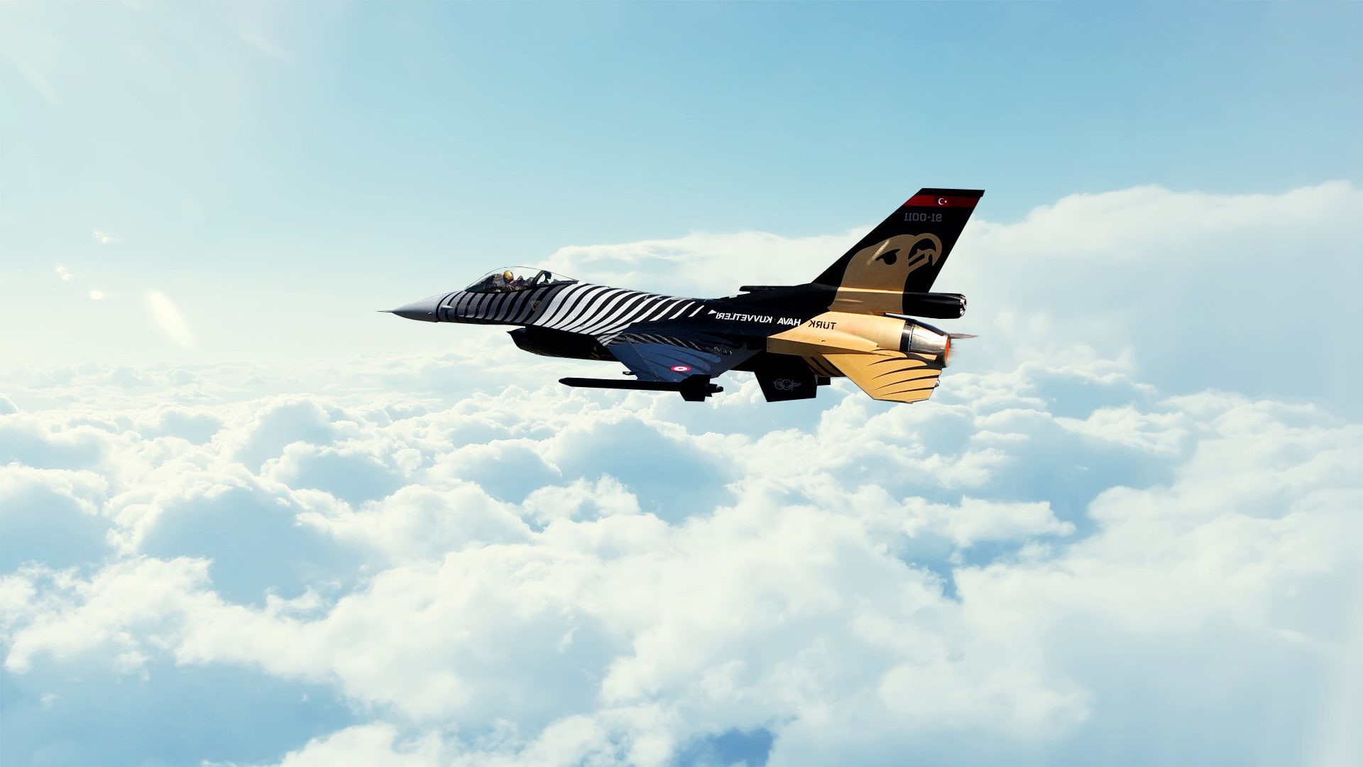 public transportation, mid-air, Turkish Armed Forces, nature, on the move, Solo Türk, turkey, sunlight, flying, no people, plane, sky, aerospace industry, HD Wallpaper