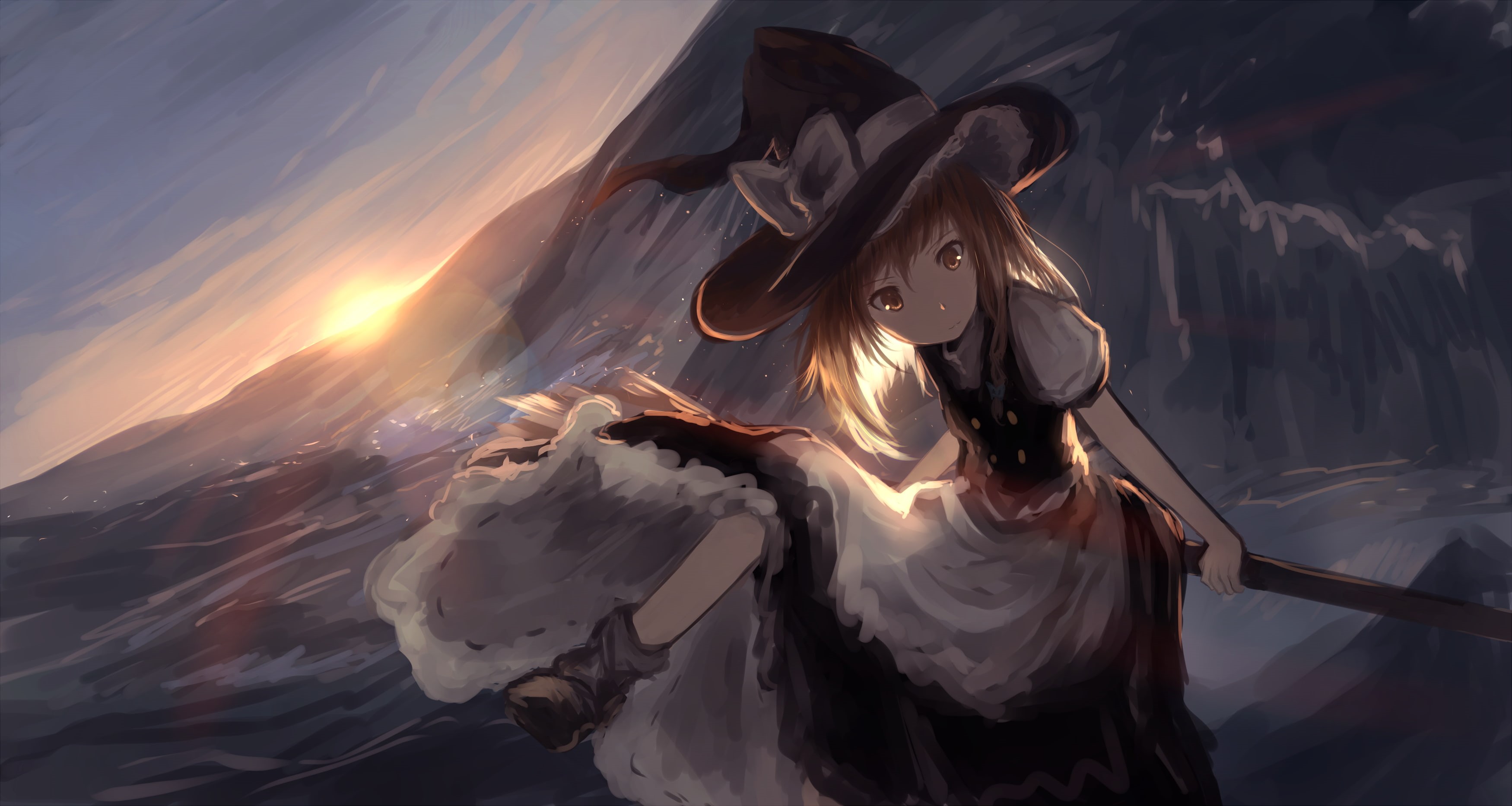 2K, Touhou, Marisa Kirisame, Anime, HD Wallpaper