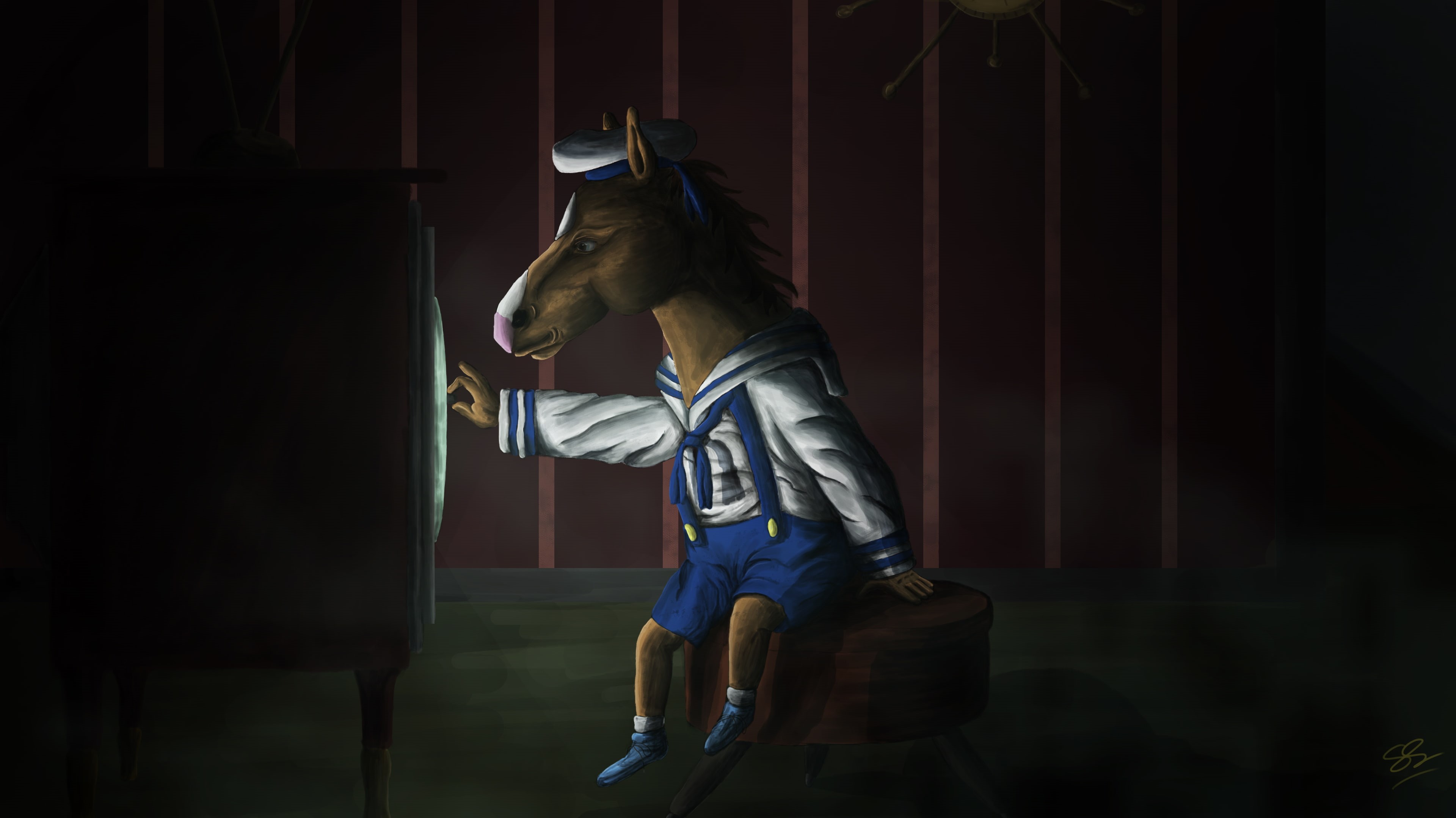 hd, deviantart, 4K, animated tv series, bojack horseman, 4k, tv shows, HD Wallpaper
