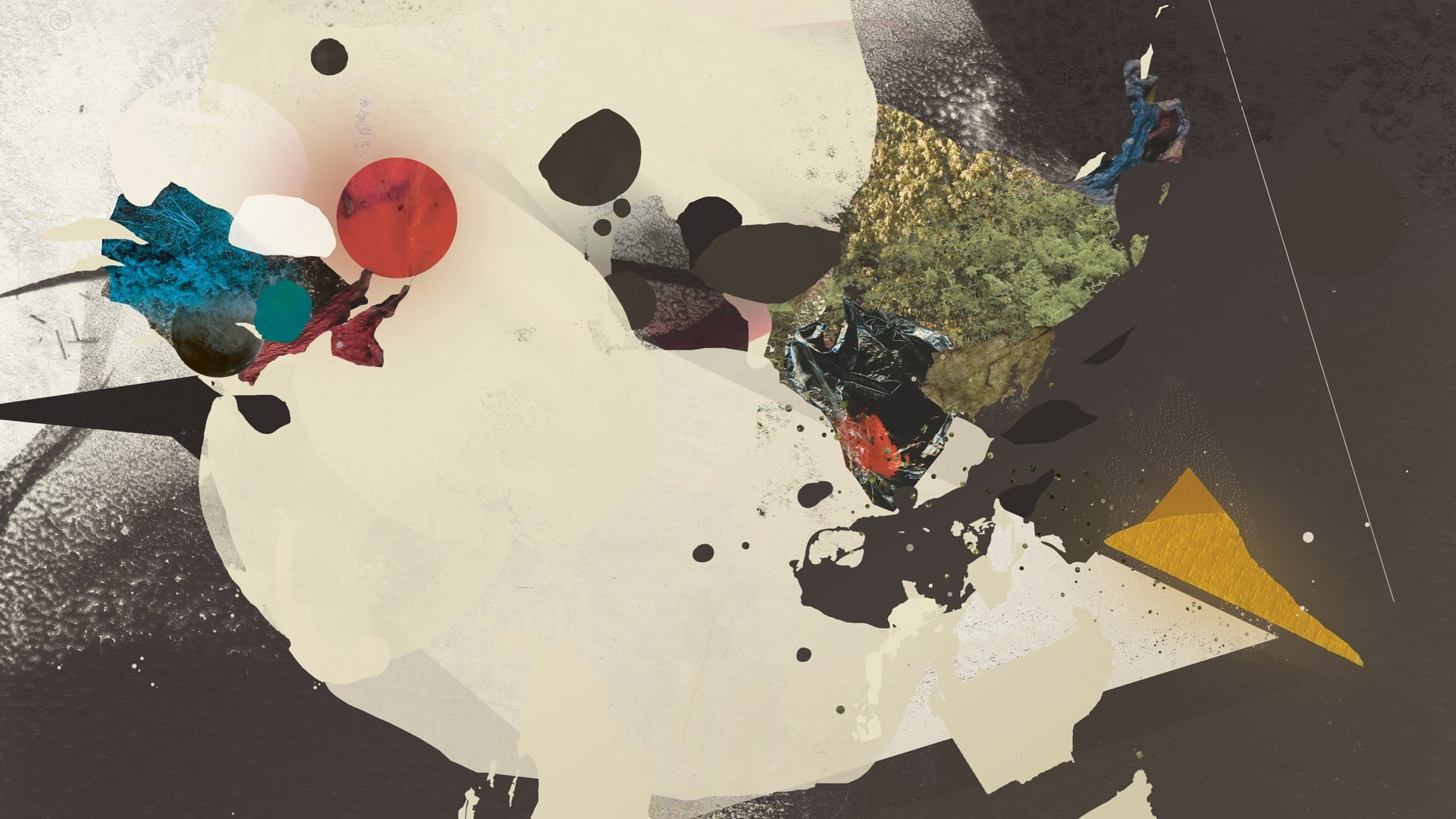 sunlight, indoors, black color, toy, table, paint splatter, digital art, no people, 1080P, colorful, art and craft, day, craft, multi colored, cat, close-up, HD Wallpaper
