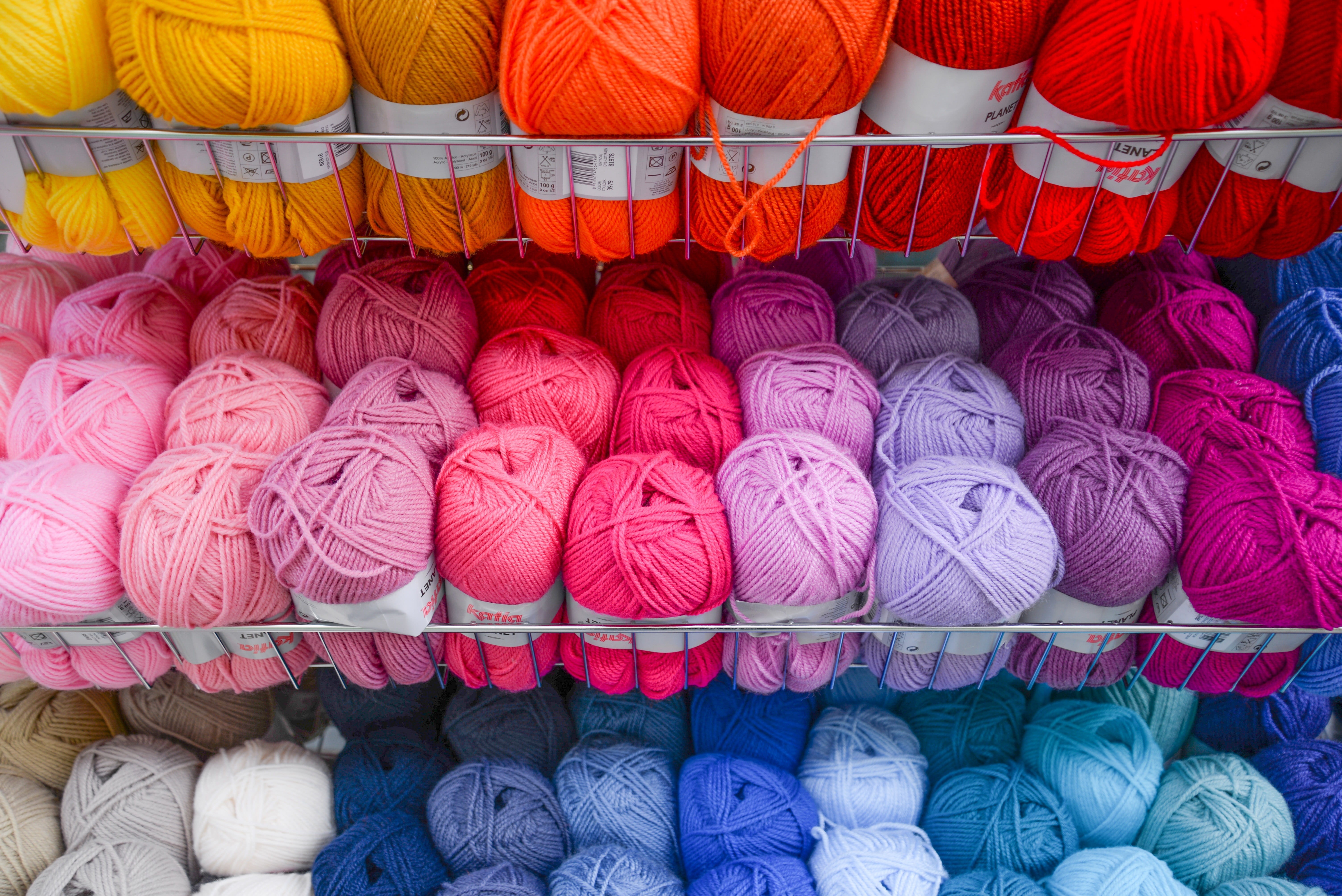 store, craft, order, assorted, for sale, side by side, still life, multi colored, wool, photo, warm, design, sale, backgrounds, shop, market, arrangement, HD Wallpaper