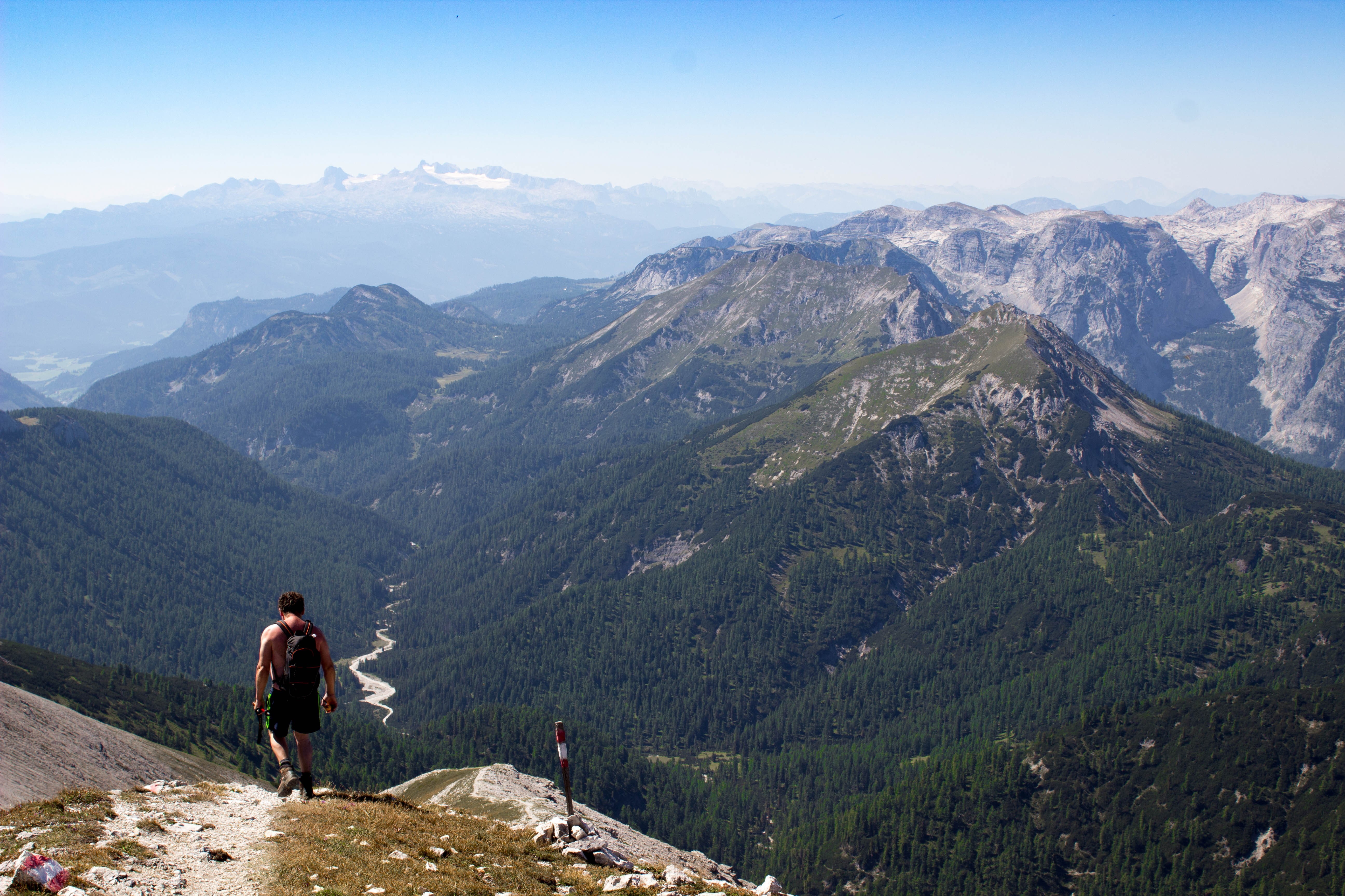 mountains, landscape, hiking, 5K, HD Wallpaper