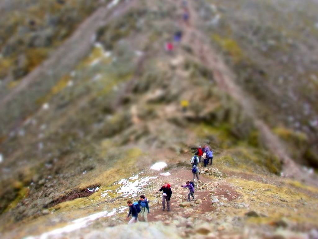 action, tourism, hiking, shallow, togetherness, group Of People, vacations, adventure, men, photography, summer, nature, climbing, selective focus, tilt shift, HD Wallpaper