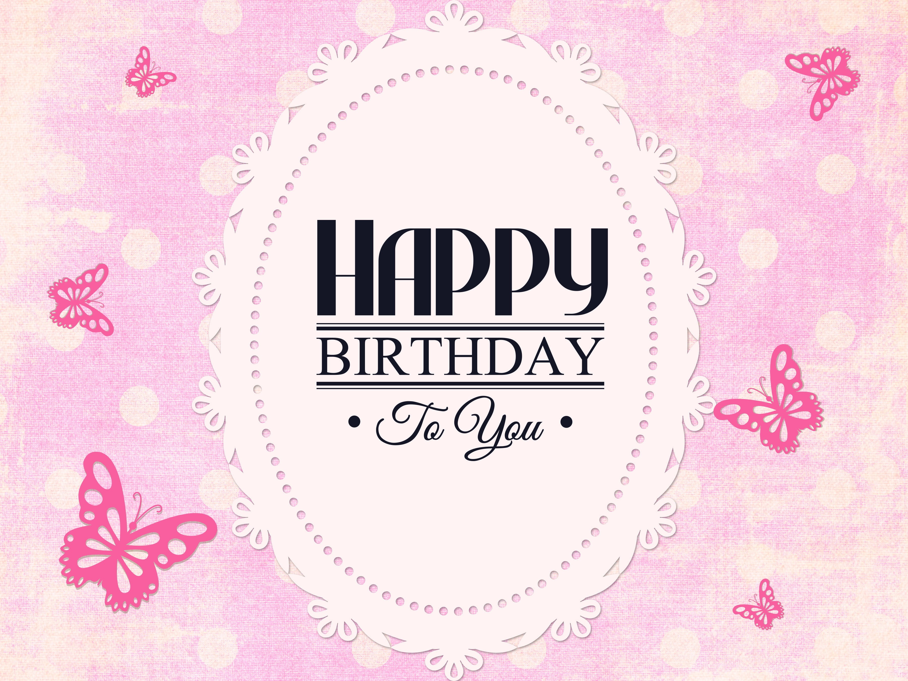 birthday, celebration, happy, holiday, 2K, HD Wallpaper