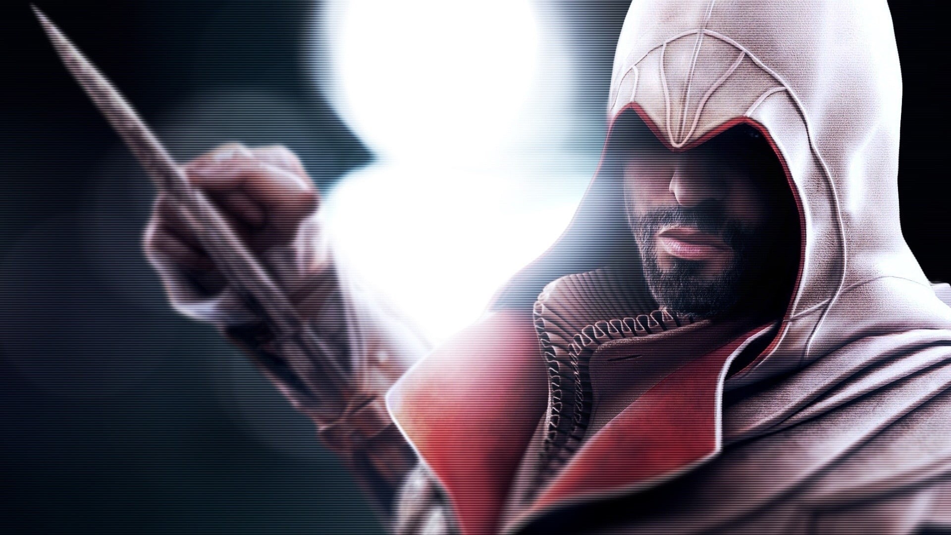  one person, adult, 1080P, creed, assassin, men, real people, indoors, hand, clothing, Assassins Creed, obscured face, standing, human hand, HD Wallpaper