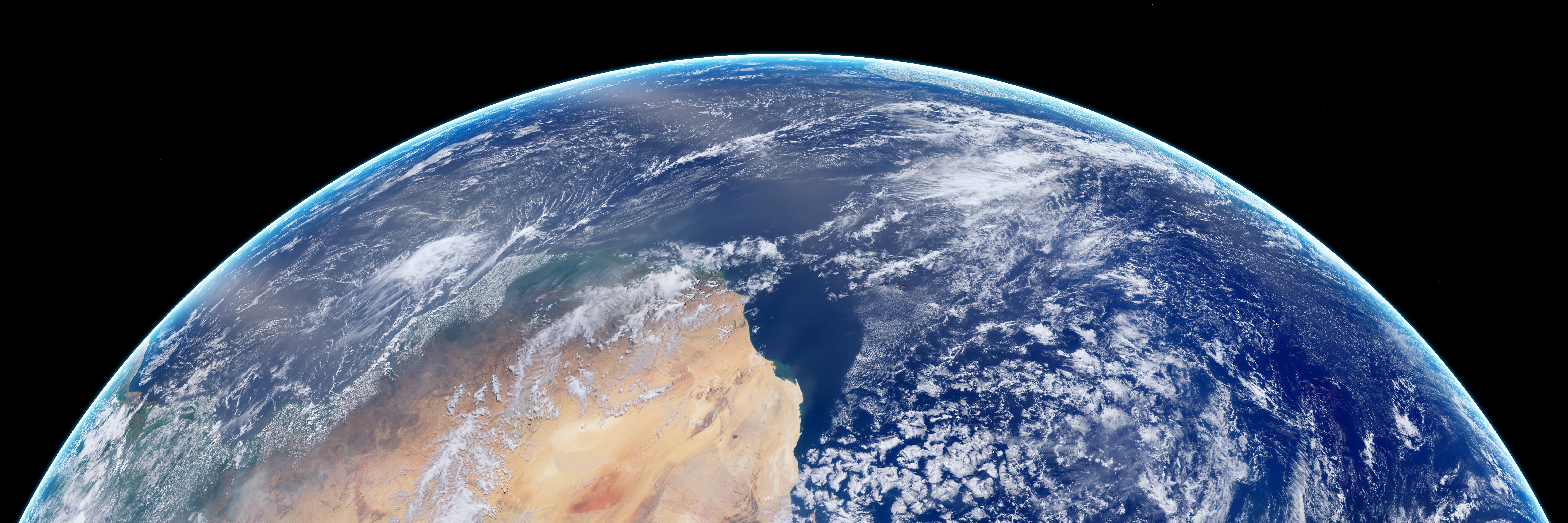 Horizon, 4K, 8K, Panorama, Earth, HD Wallpaper