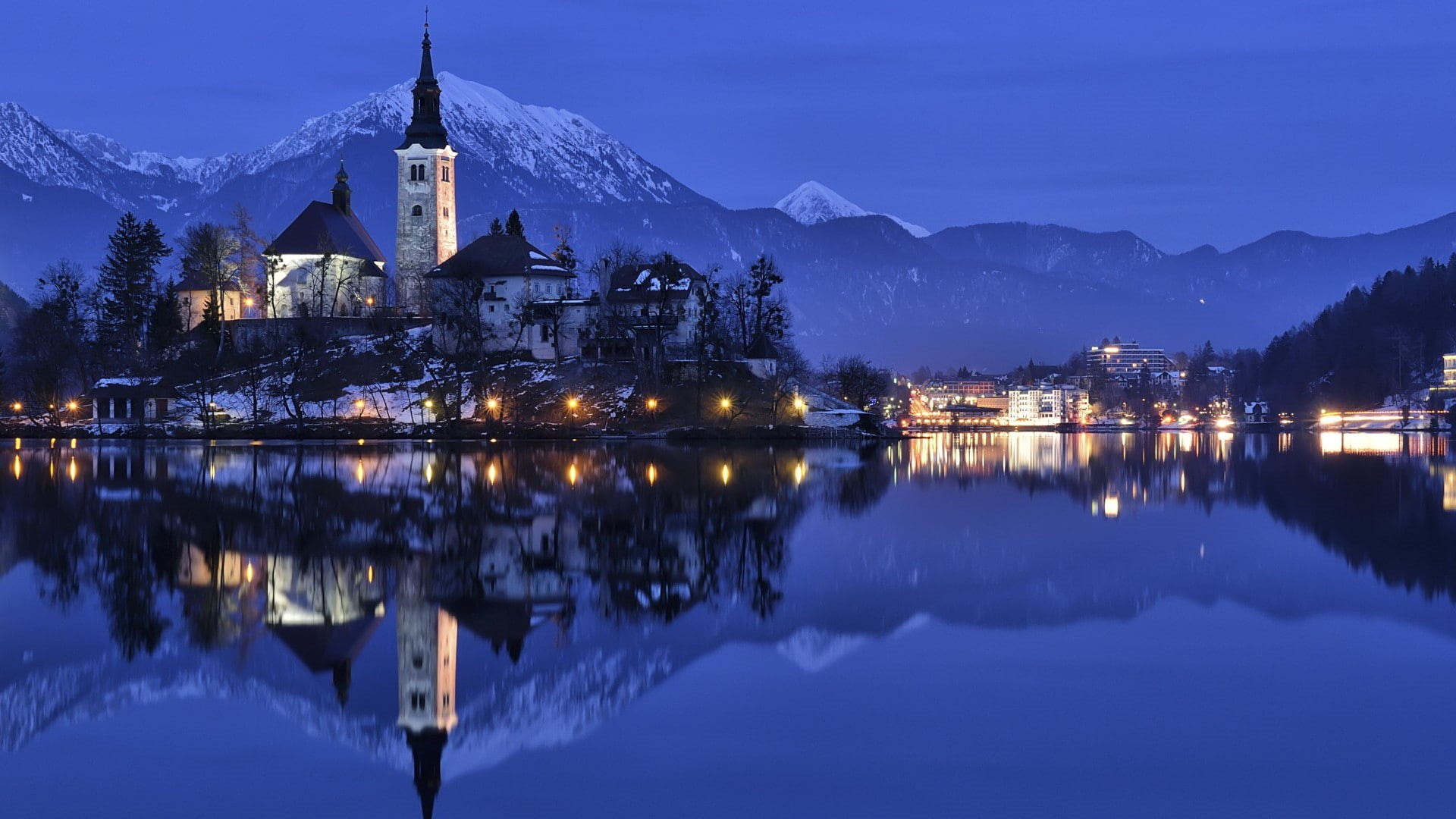 1080P, landscape, Lake Bled, HD Wallpaper