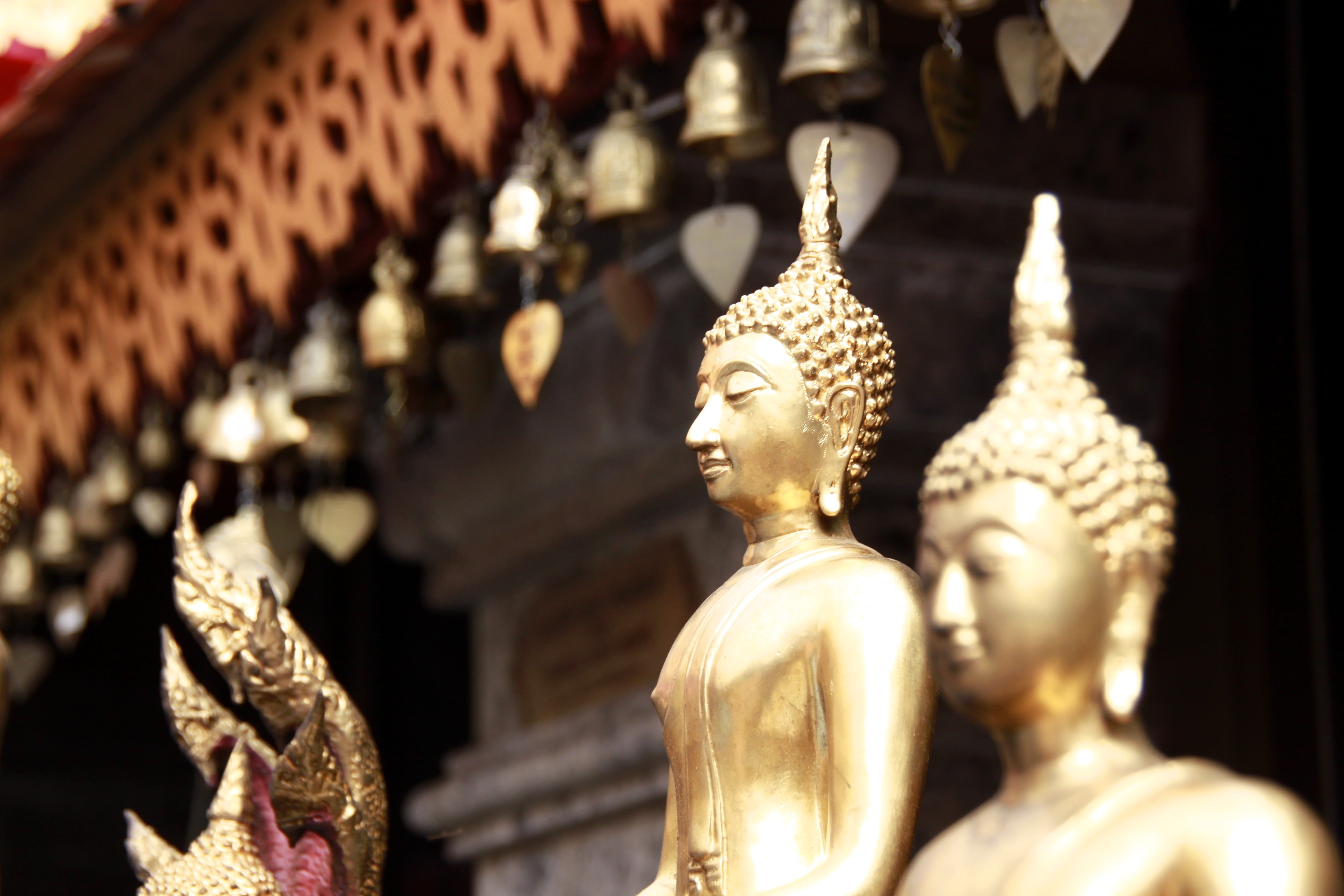 bangkok, oriental, no people, tilt, travel, religious, architecture, ornate, idol, belief, spirituality, male likeness, building, buddhism, sculpture, grandpalace, HD Wallpaper