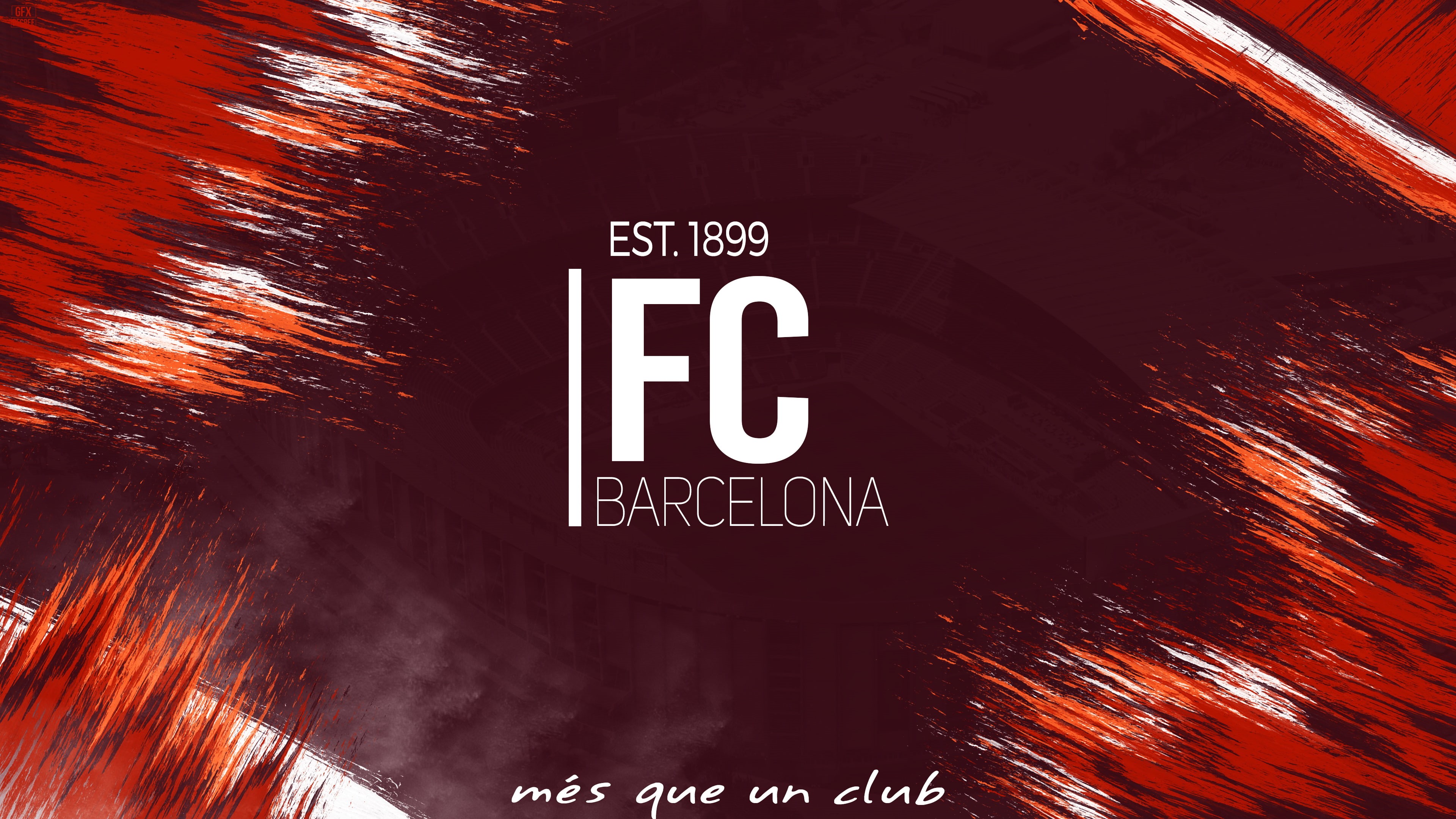 barcelona, fc, 4K, poster, Football club, FC Barcelona, 4K, est, HD Wallpaper