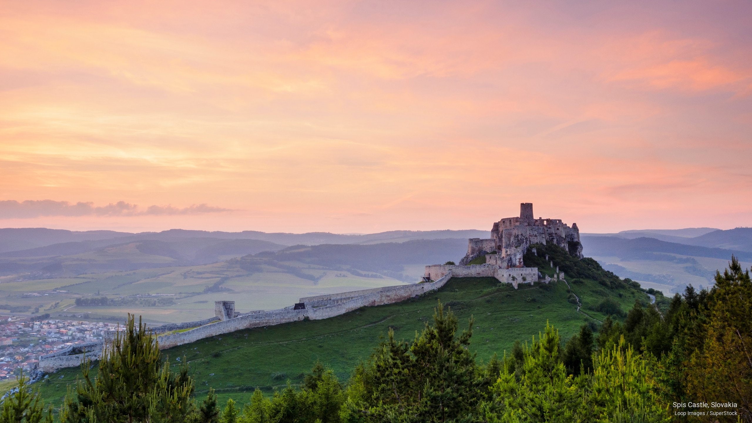 Europe, 2K, castle, spis, slovakia, HD Wallpaper