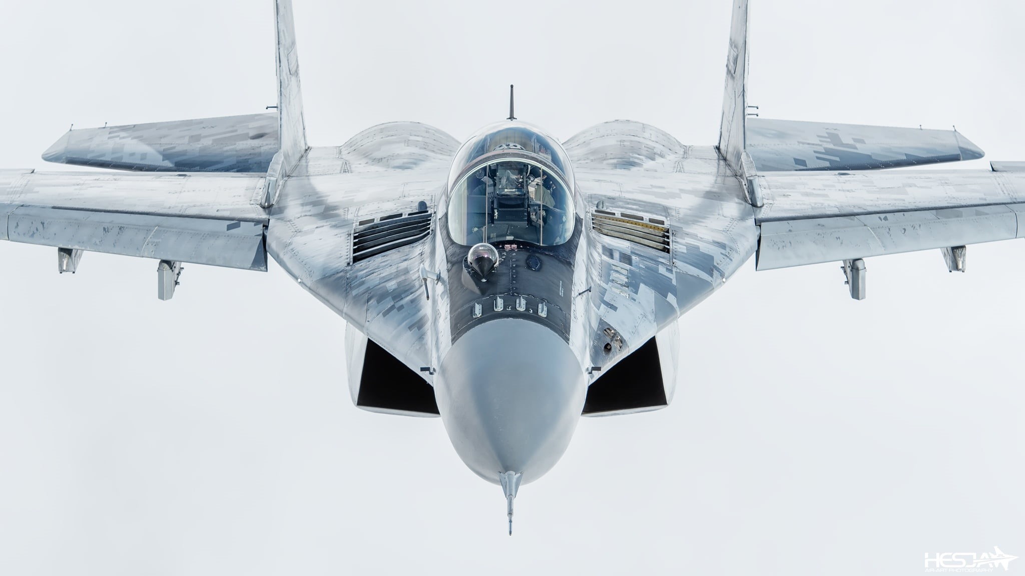 Pilot, Of the air force of Slovakia, The MiG-29, Lantern, Fighter, 1080P, HESJA Air-Art Photography, RL, ILS, Cockpit, HD Wallpaper