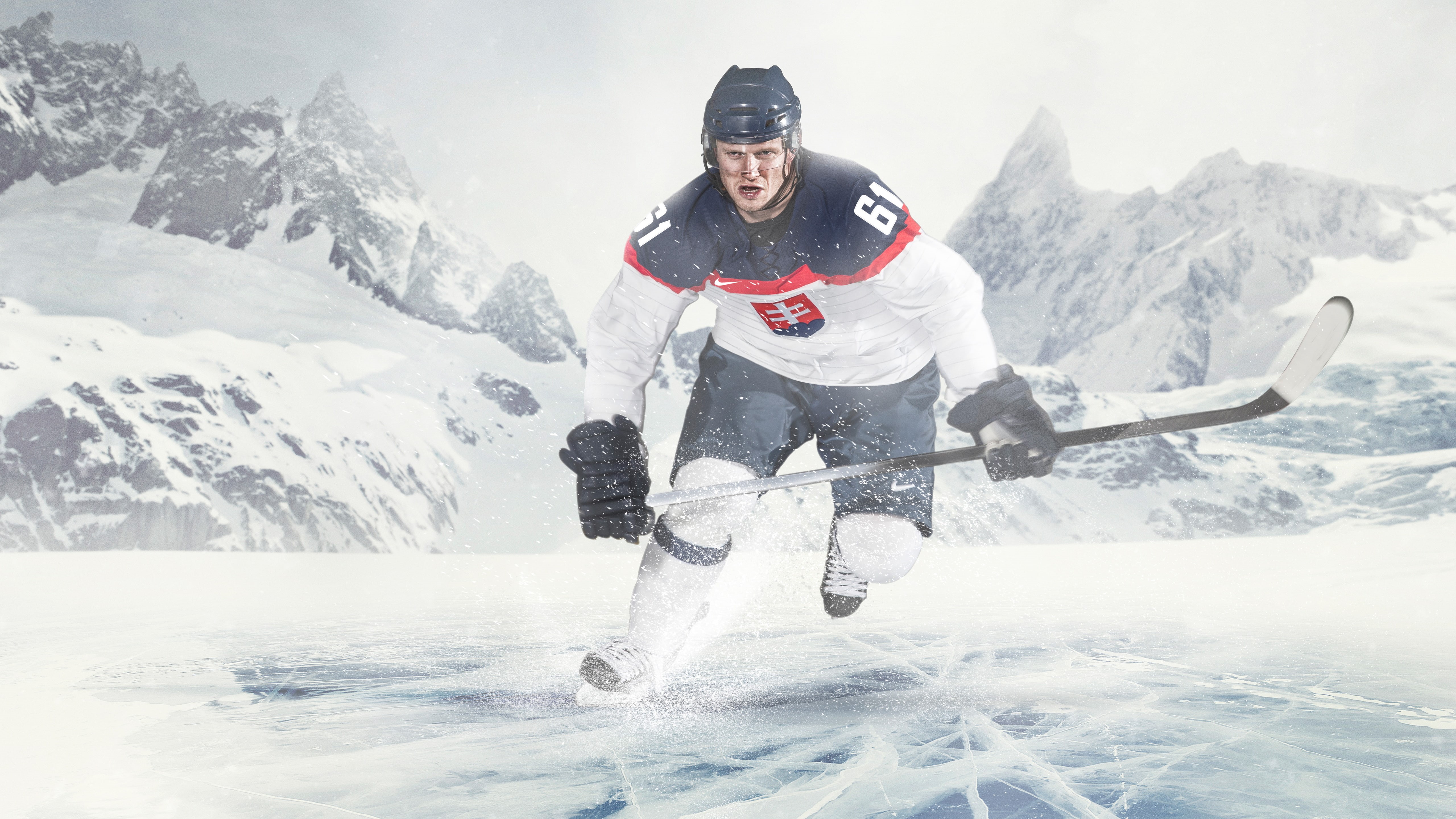 Slovakia, Ice Hockey, Jersey, 5K, HD Wallpaper