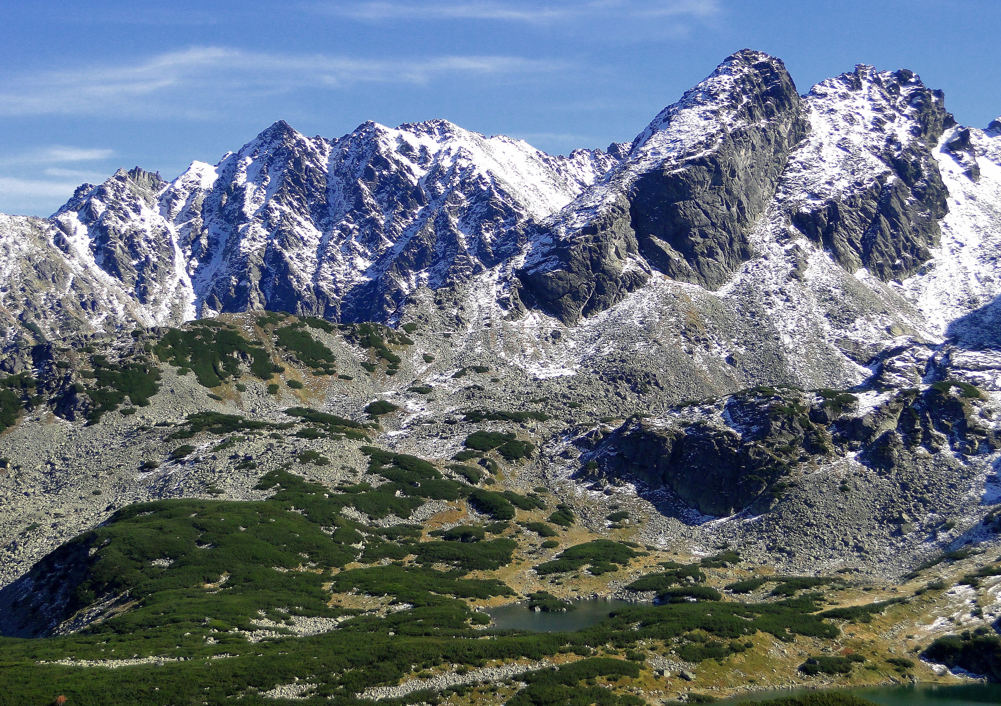 tatry, mountain peak, snow, hala gąsienicowa, mountain range, mountain pine, tops, nature, mountains, scenics - nature, mountain, winter, rock, beauty in nature, HD Wallpaper