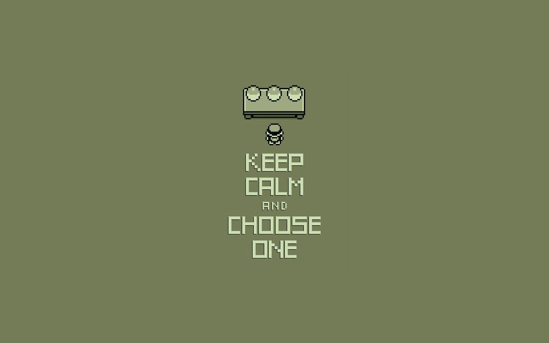 video games, 16, bit, pokemon, nintendo, hd, keep, 1080P, one, choose, calm, HD Wallpaper