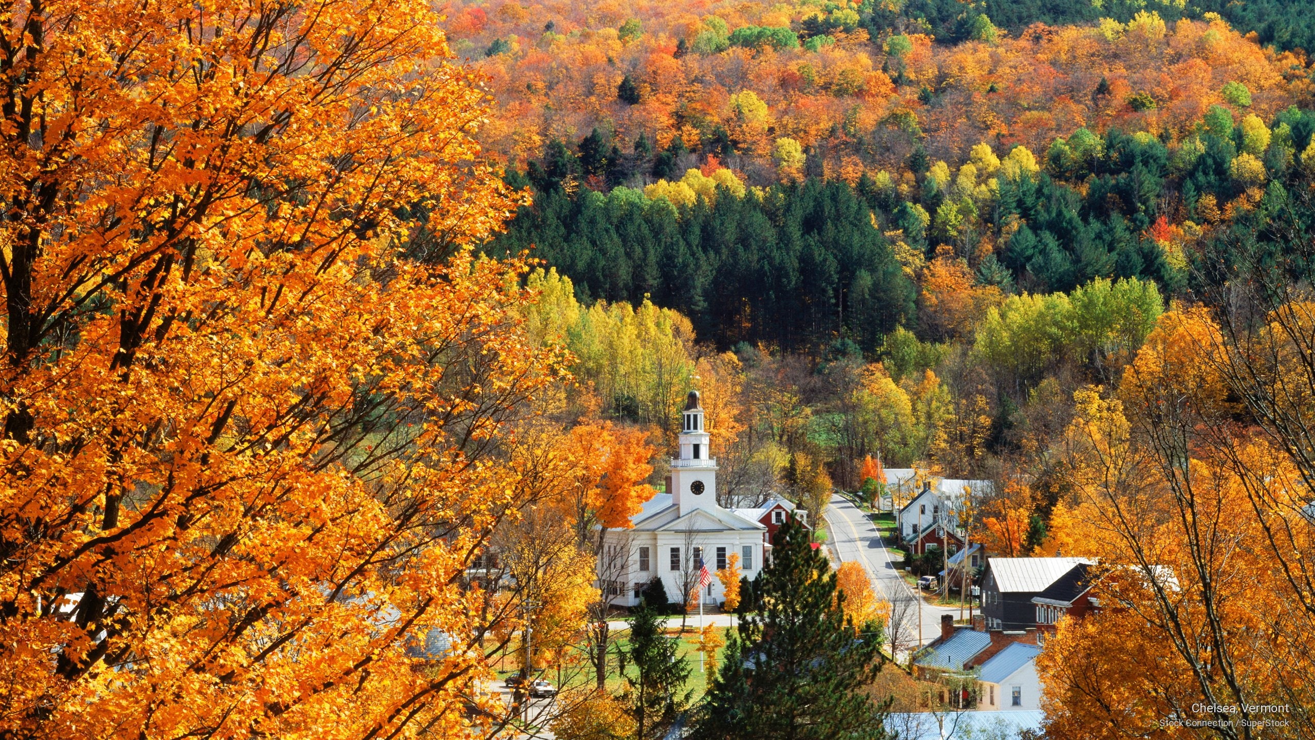 vermont, 2K, Fall, chelsea, HD Wallpaper