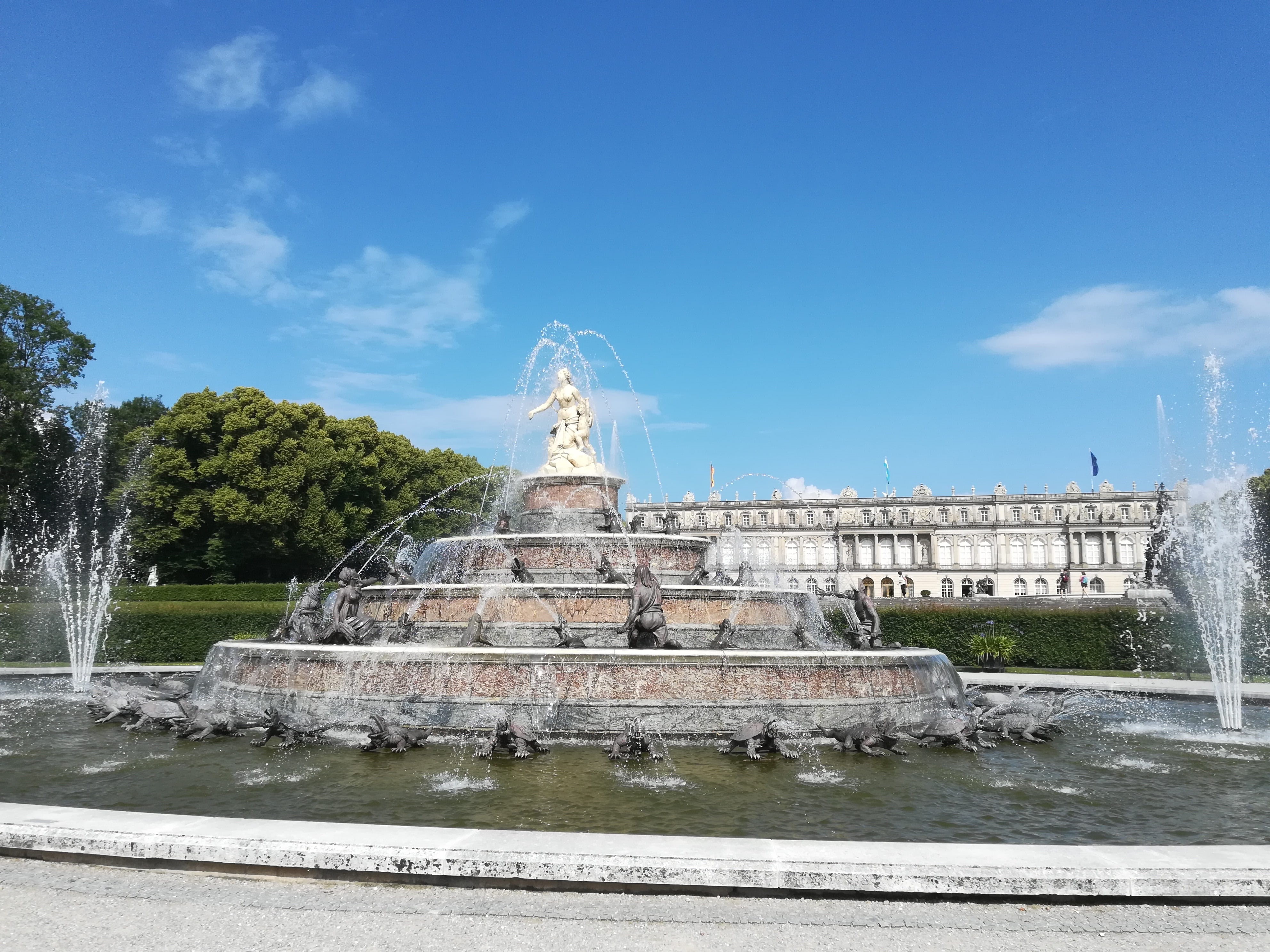 statue, spraying, the past, tourism, 4K, nature, travel, no people, architecture, built structure, building exterior, sculpture, day, travel destinations, HD Wallpaper