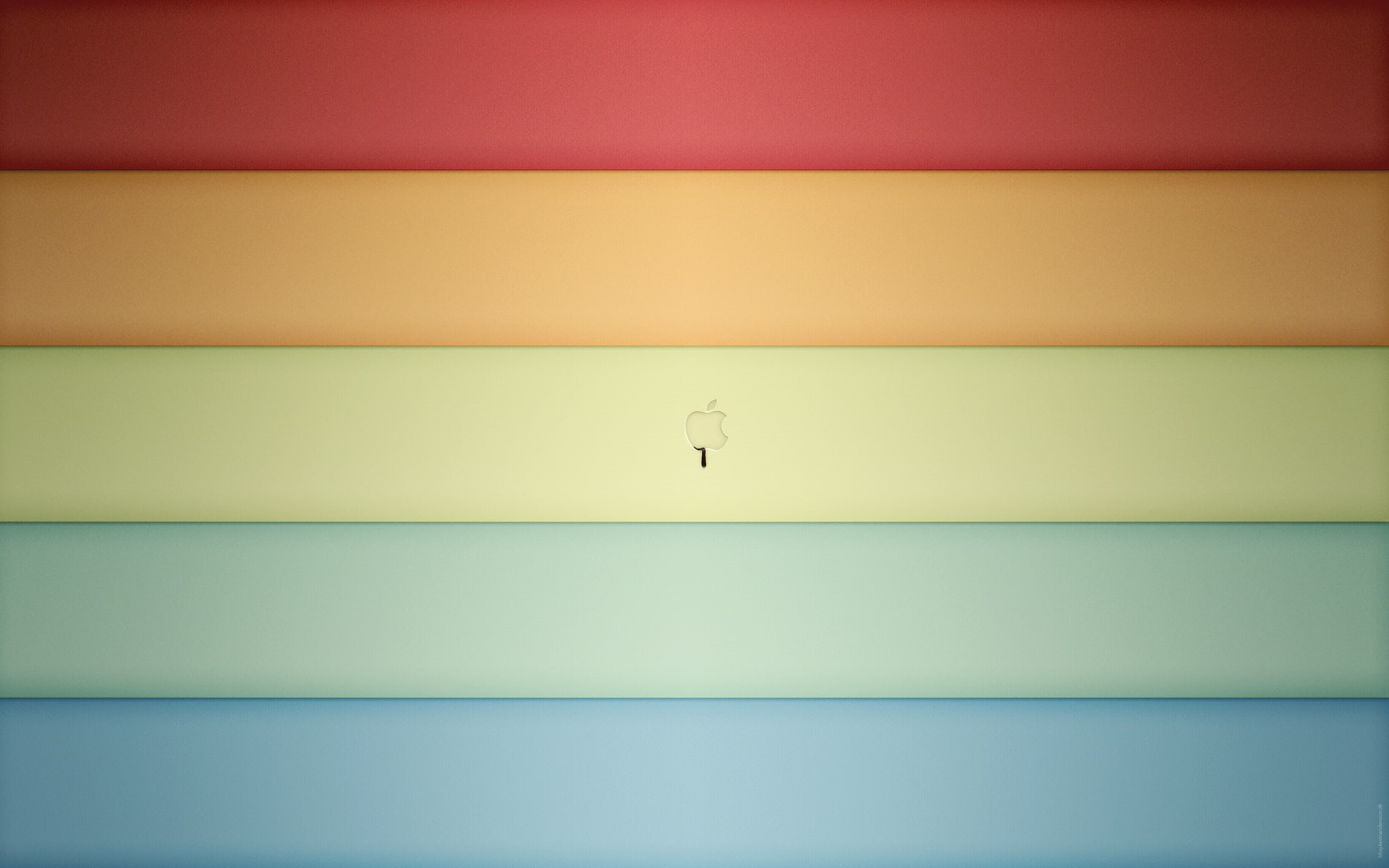 color, green, red, shades, brand and logo, blue, apple, mac, yellow, 1080P, cyan, HD Wallpaper