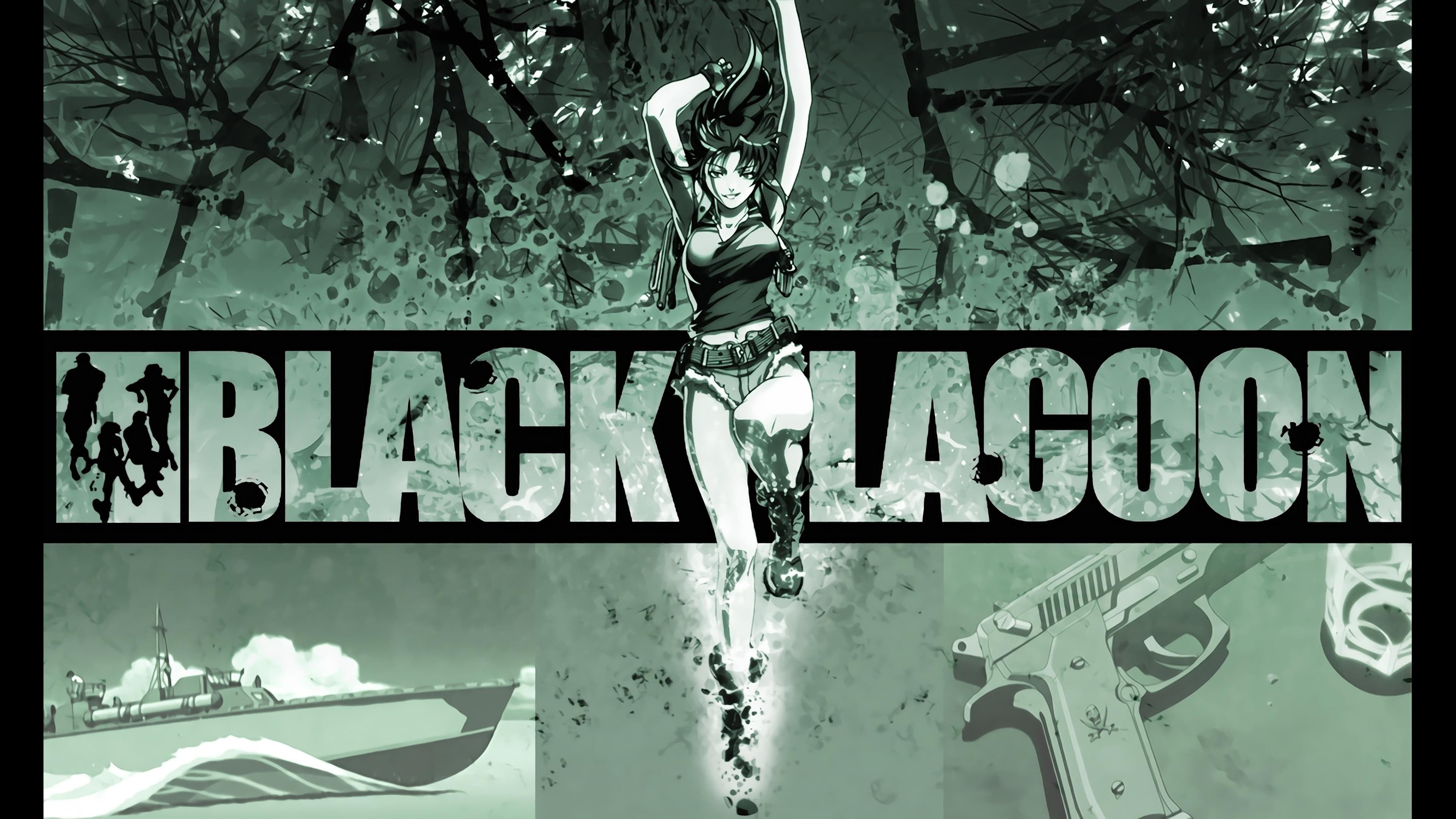 4K, gun, Black Lagoon, Revy, HD Wallpaper