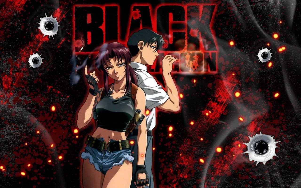 young adult, portrait, looking, one person, emotion, casual clothing, holiday, Anime, illuminated, night, young women, celebration, Revy (Black Lagoon), HD Wallpaper
