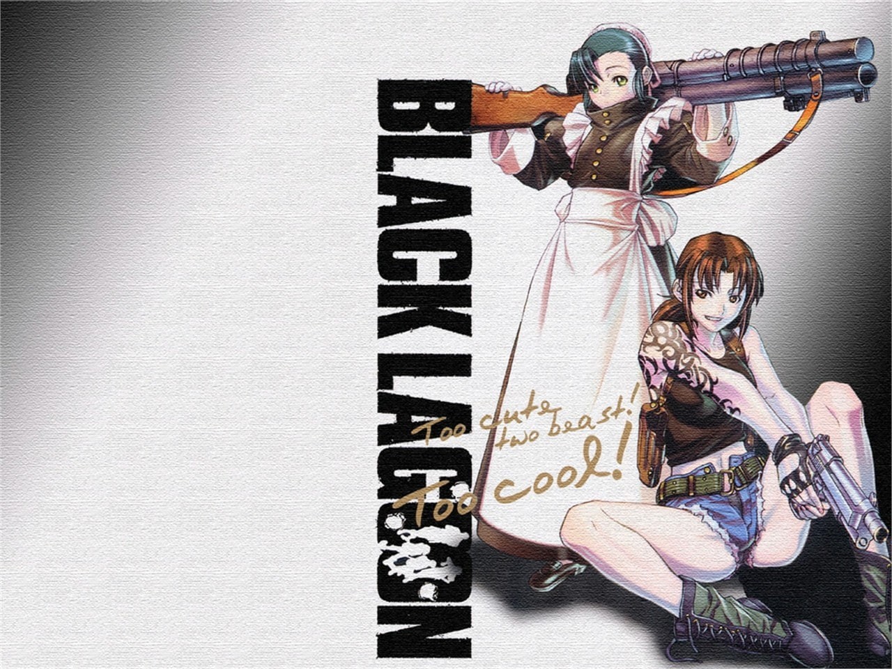 720P, anime girls, Black Lagoon, Revy, HD Wallpaper