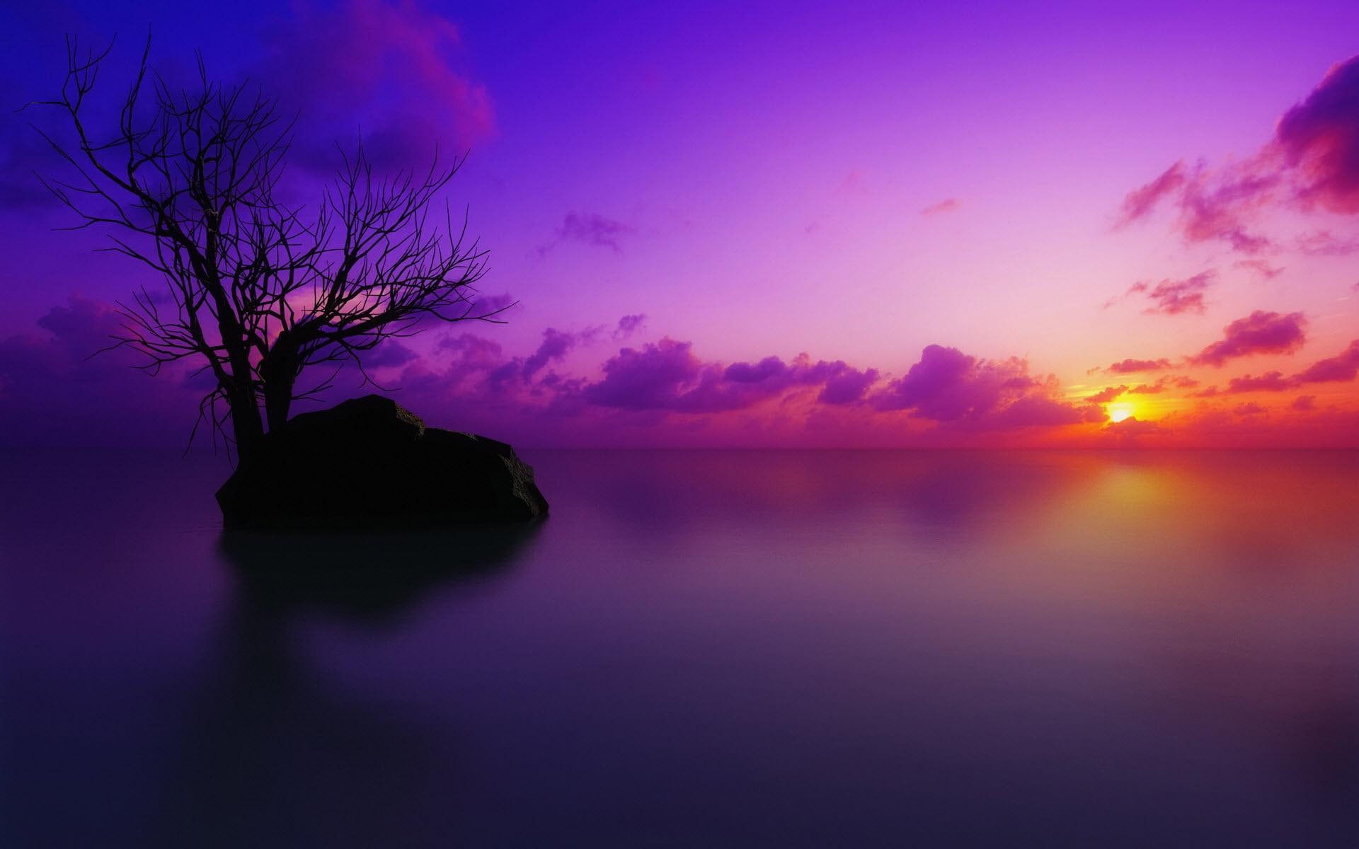 1080P, nature and landscape, maldives, set, sun, HD Wallpaper