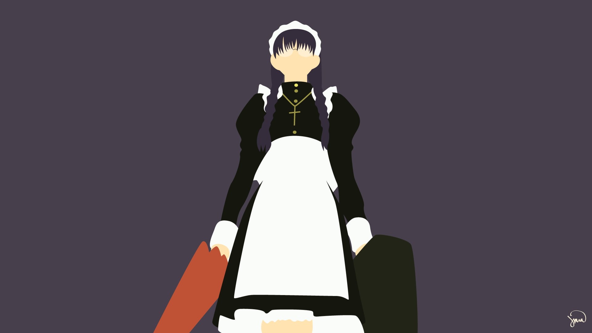 rear view, figurine, cut out, Roberta, copy space, representation, well-dressed, one person, suit, lighting equipment, 1080P, low angle view, anime girls, HD Wallpaper