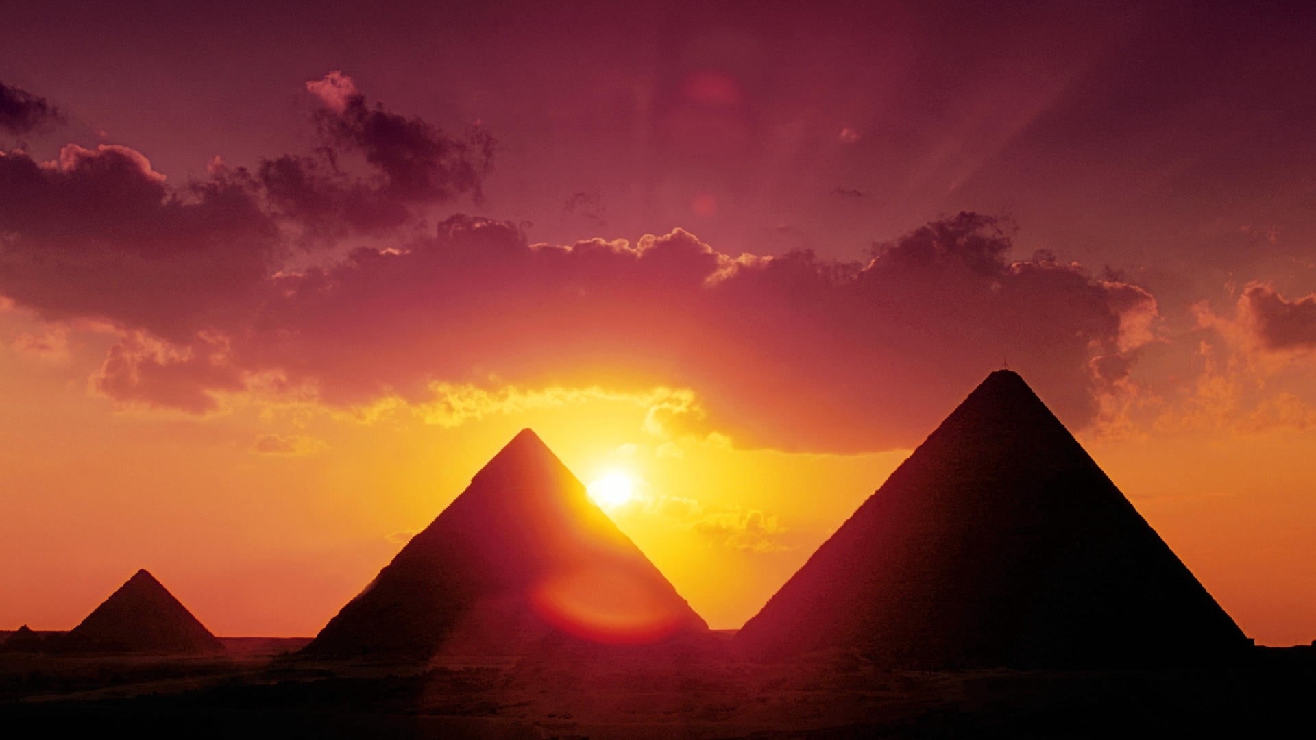 ancient history, travel Destinations, landscape, outdoors, mountain, triangle shape, photo, pharaoh, sunlight, pyramids, built structure, nature, shape, HD Wallpaper