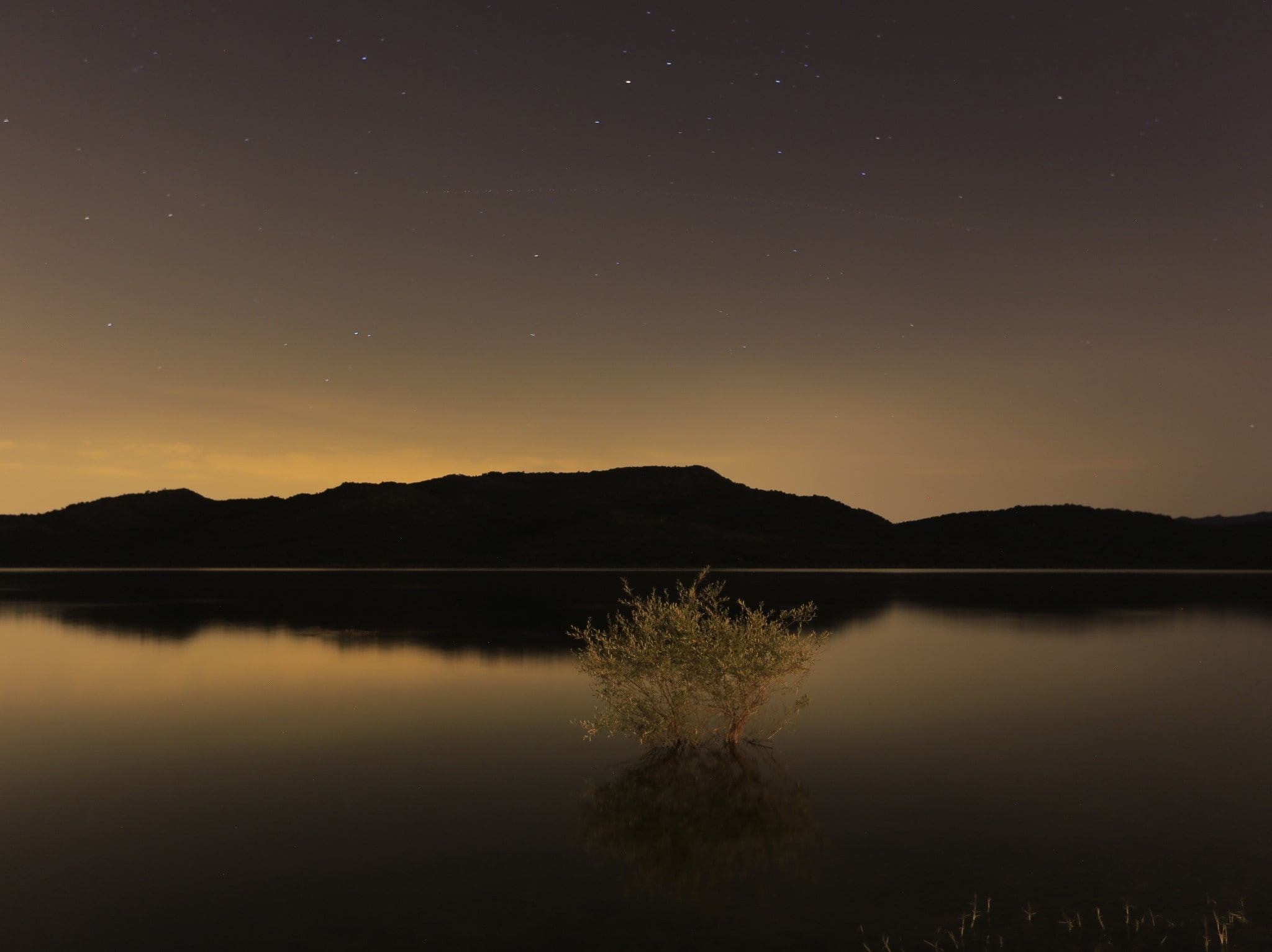 nature, midnight, sea, 1080P, HD Wallpaper