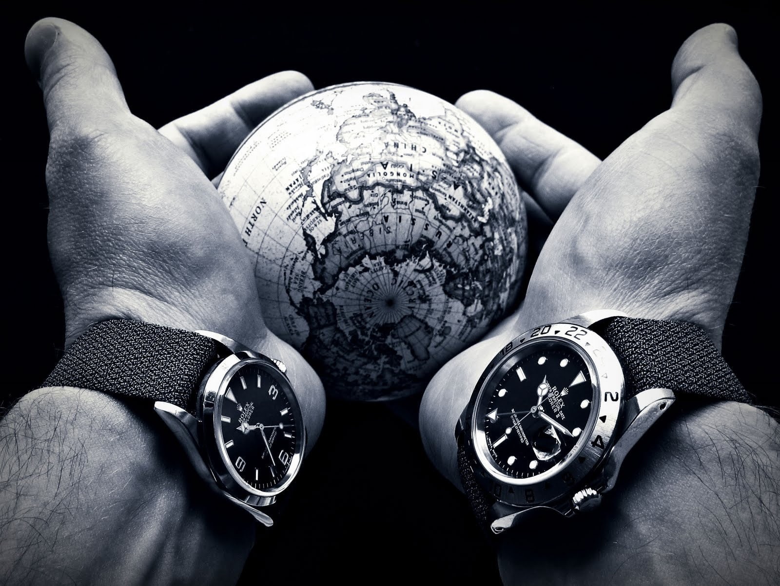 clock, 720P, rolex, time, watch, HD Wallpaper