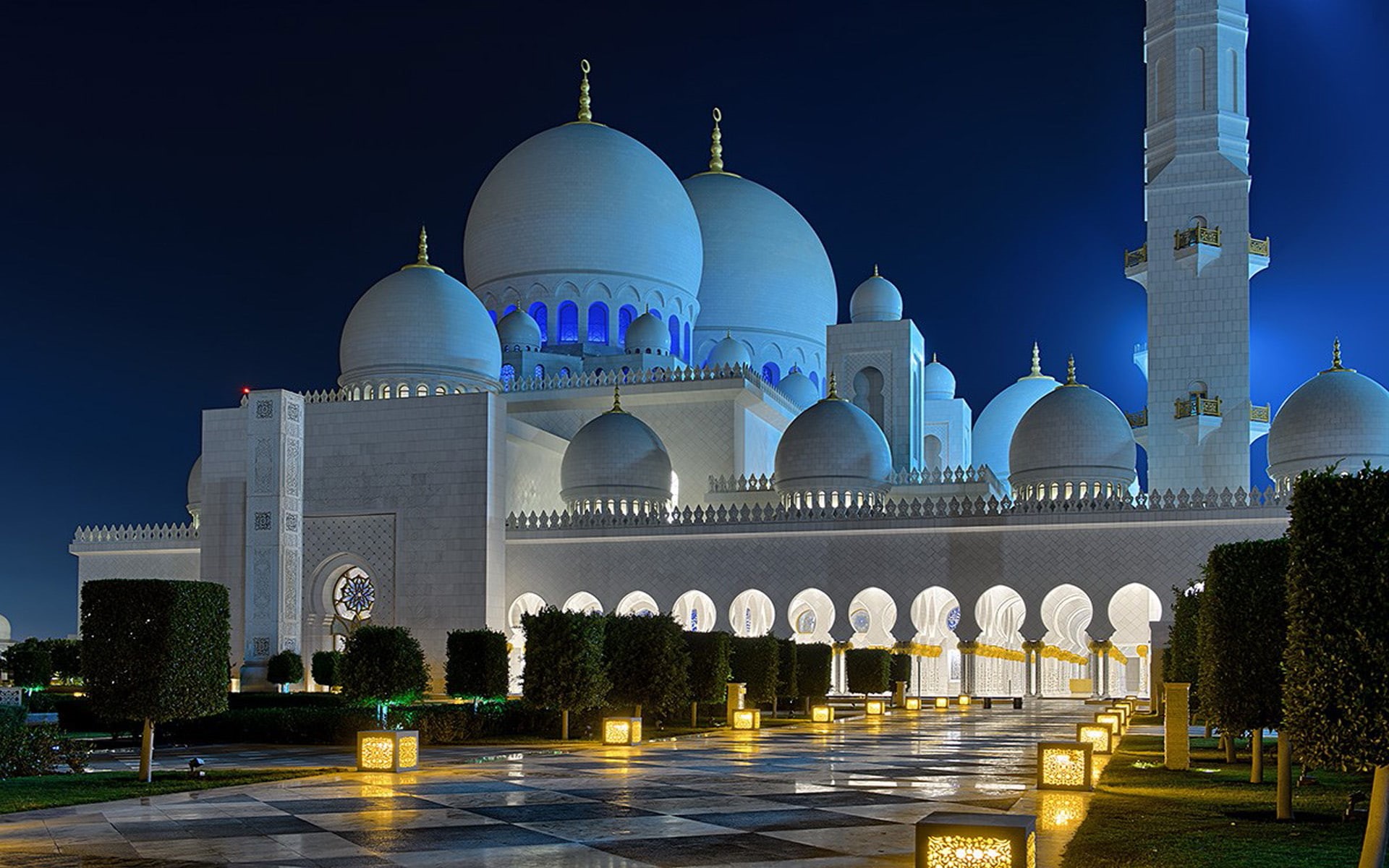 photography, dhabi, emirates, close, 1080P, arab, zayed, mosque, united, hd, abu, desktop, night, sheikh, HD Wallpaper