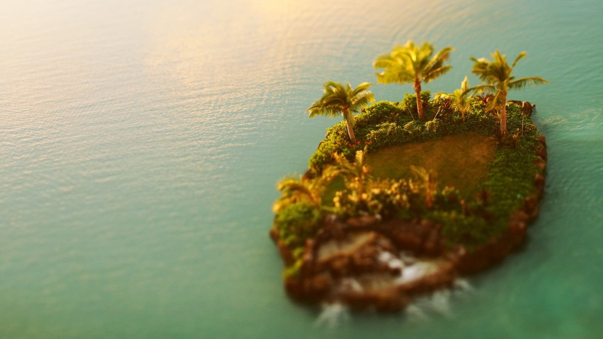 close-up, beach, day, table, selective focus, high angle view, view, coastline, tranquility, sunlight, green, food and drink, nature, water, green Color, HD Wallpaper