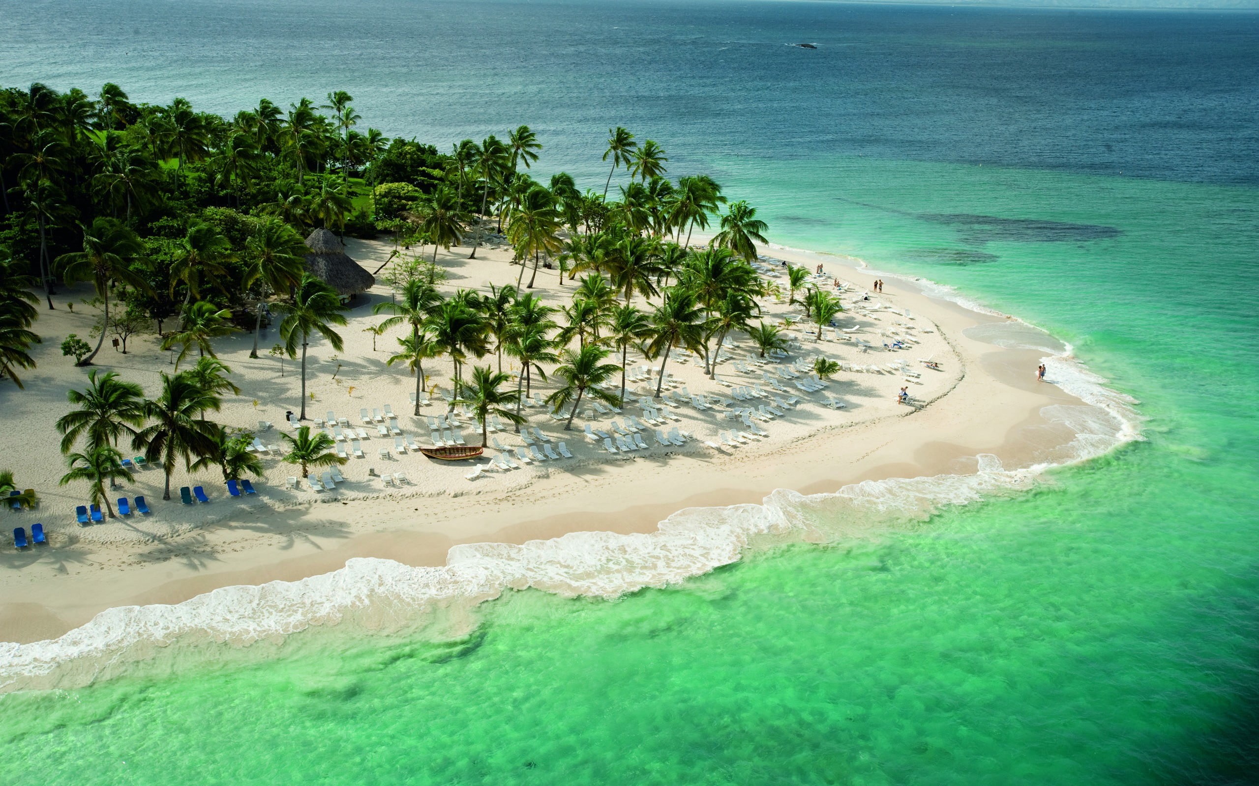 tropical, beach, land, sea, day, aerial, plant, nature, outdoors, tree, sand, water, landscape, 2K, coast, beauty in nature, turquoise colored, no people, HD Wallpaper
