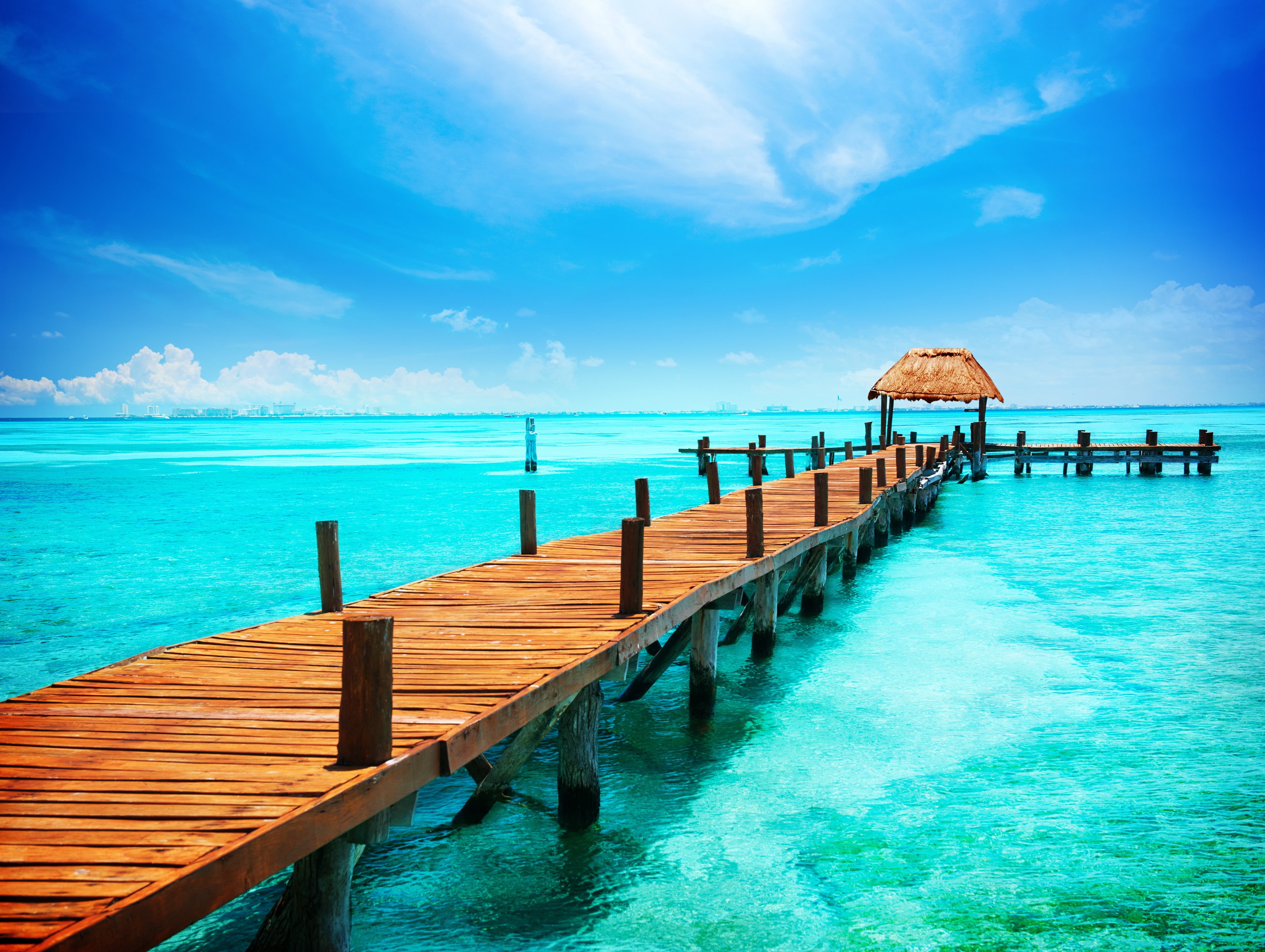 pierce, jetty, tropical Climate, travel Destinations, coastline, travel, island, water, no People, sunlight, scenics, scenics - nature, landscape, idyllic, HD Wallpaper