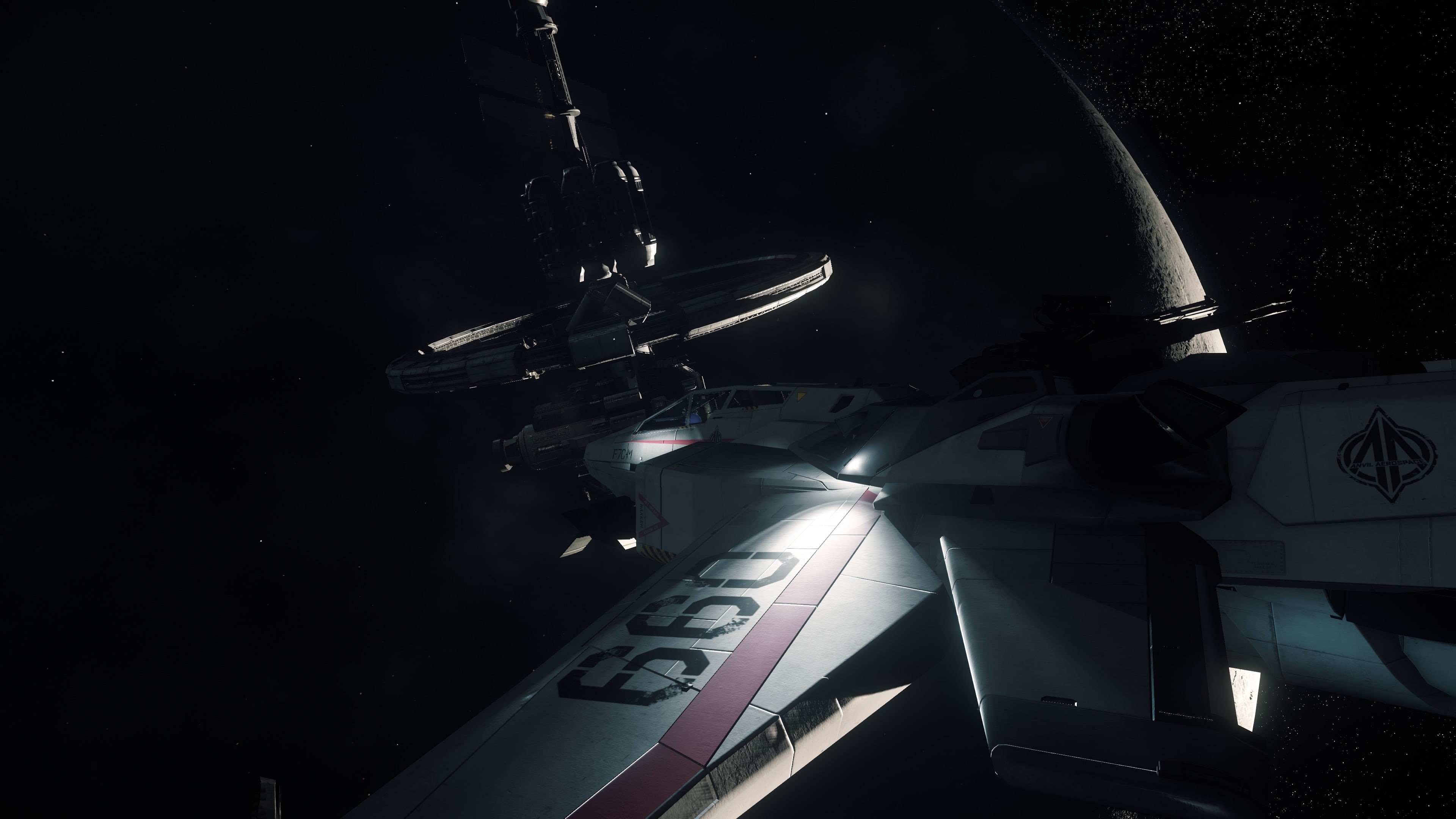 transportation, video games, no people, nature, black, dark, toy, land vehicle, mode of transportation, anvil aerospace, sky, stationary, Star Citizen, HD Wallpaper