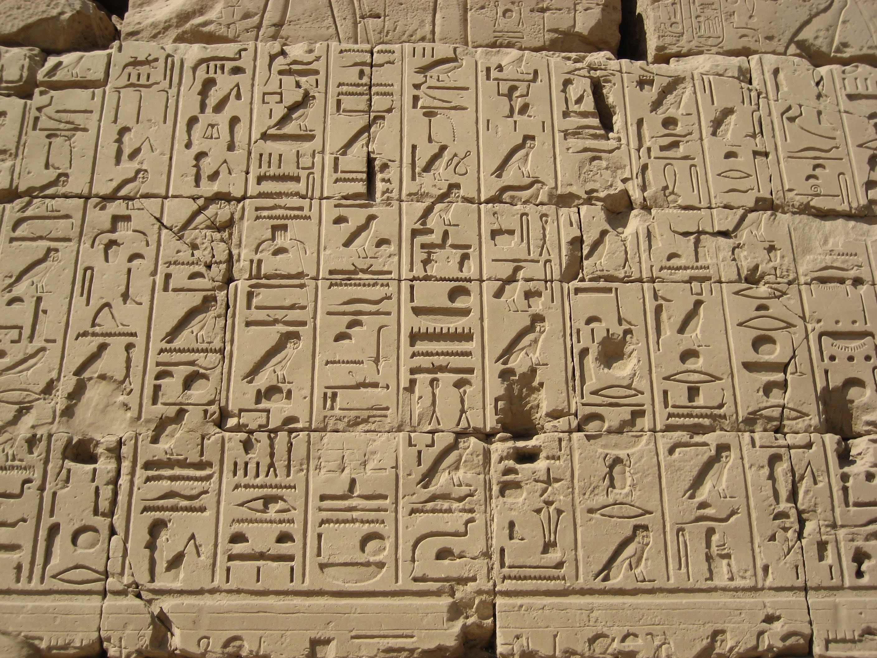 history, creativity, carving - craft product, luxor - Thebes, pharaoh, the past, 2K, full frame, temples of Karnak, backgrounds, egypt, archaeology, luxor, HD Wallpaper