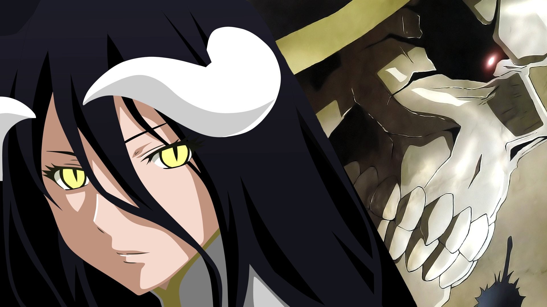 Albedo (Overlord), 1080P, Anime, Overlord (Anime), Ainz Ooal Gown, Overlord, HD Wallpaper