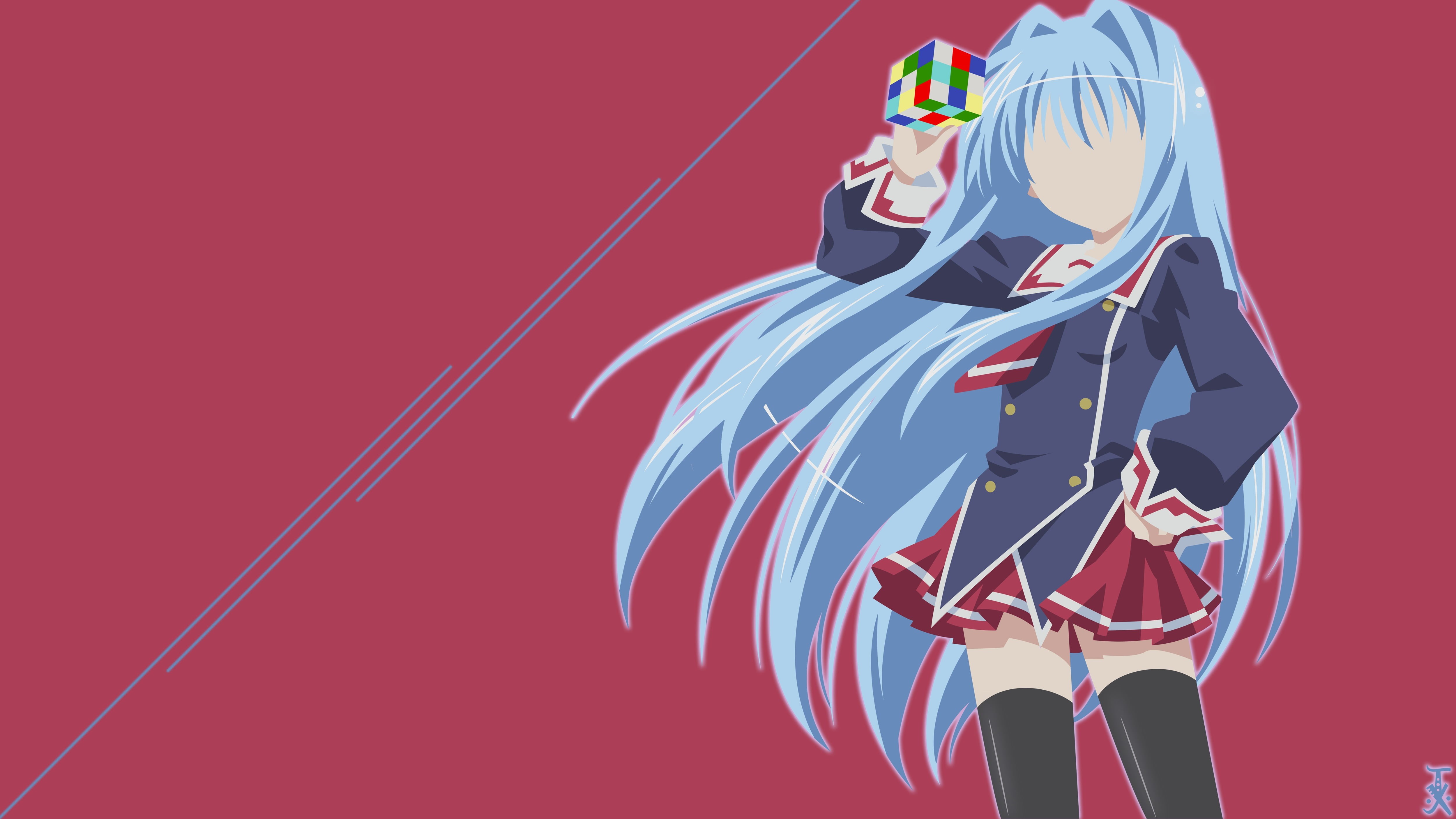 outdoors, lifestyles, representation, anime, arts culture and entertainment, people, sky, standing, holding, nature, anime girls, 4K, event, three quarter length, HD Wallpaper