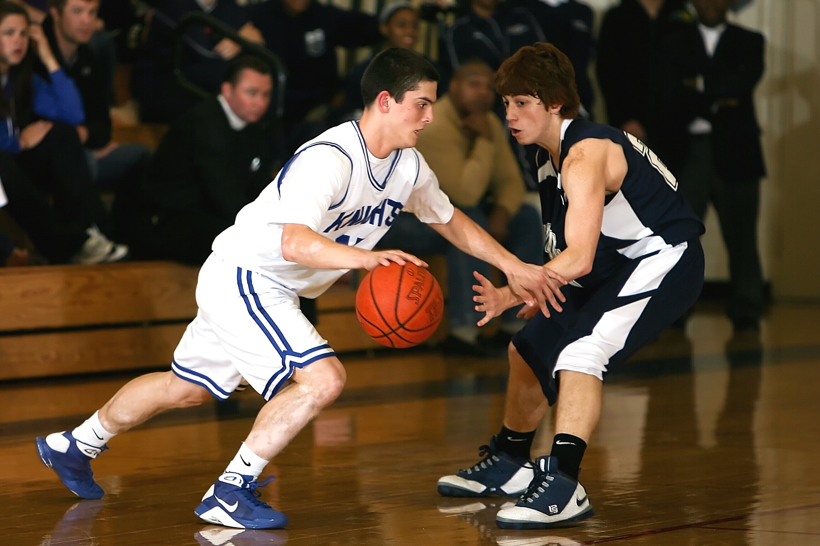 teenager, basketball - ball, teen, basketball player, playing, two, young, indoor, player, male, indoors, action, sportsman, leisure activity, 2K, sports fans, HD Wallpaper