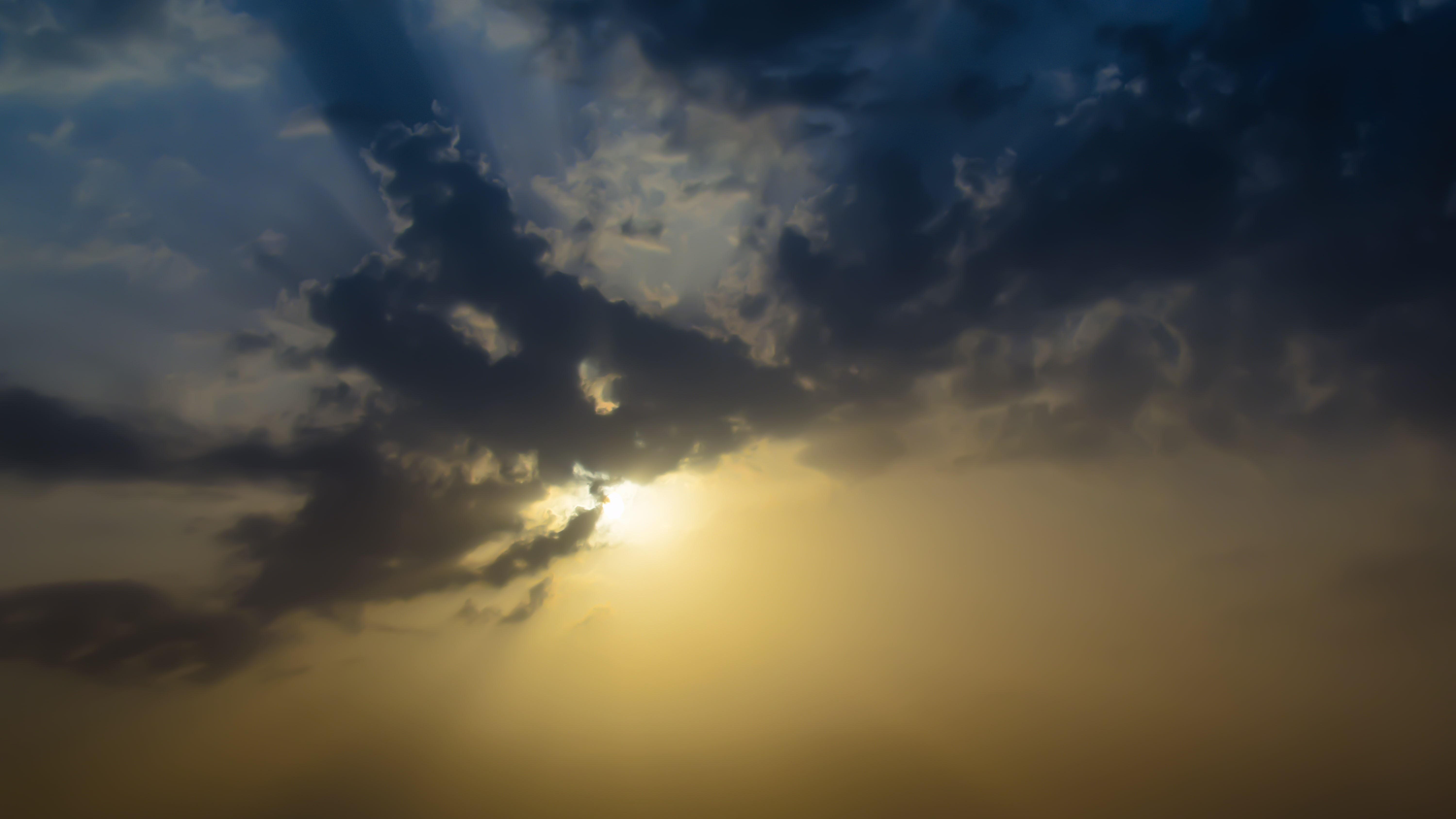 nature, tranquil scene, cloud - sky, idyllic, dramatic sky, low angle view, 5K, cloudscape, scenics - nature, no people, tranquility, orange color, India, HD Wallpaper