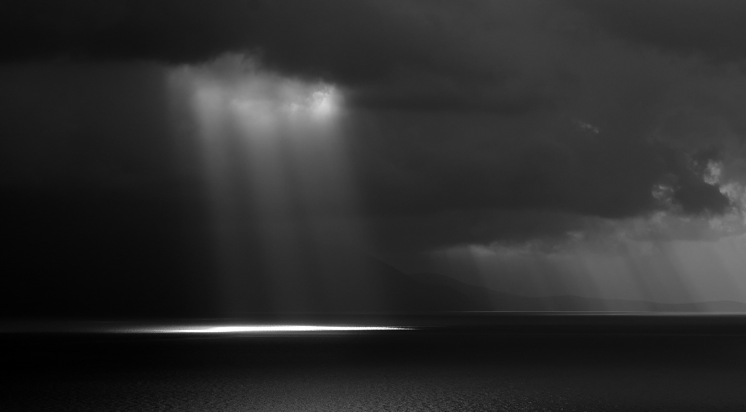 indoors, illuminated, arts culture and entertainment, Through, 2K, light beam, empty, nightlife, storm, no people, crepuscular rays, blurred motion, absence, HD Wallpaper
